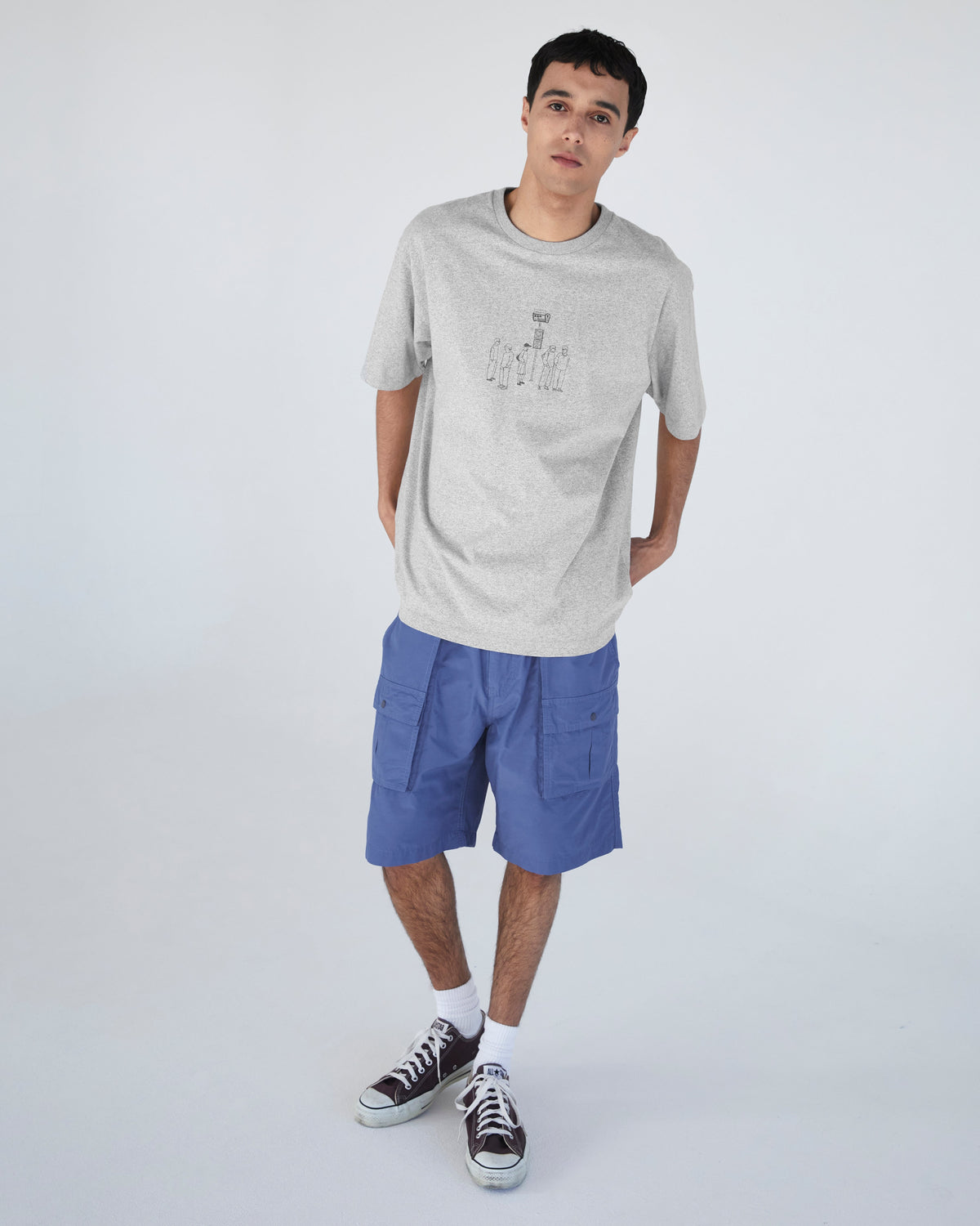 Khakis - Nylon Hiking Short (Blue) product image 9 | TRAB K-Fashion Australia