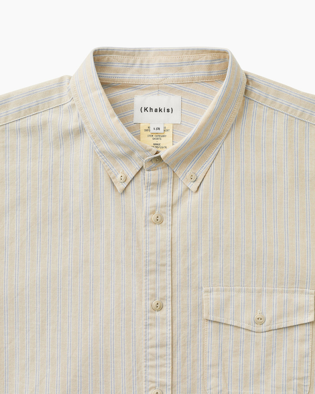 Khakis - Oxford Club Shirt (Beige) product image 2 | TRAB K-Fashion Australia