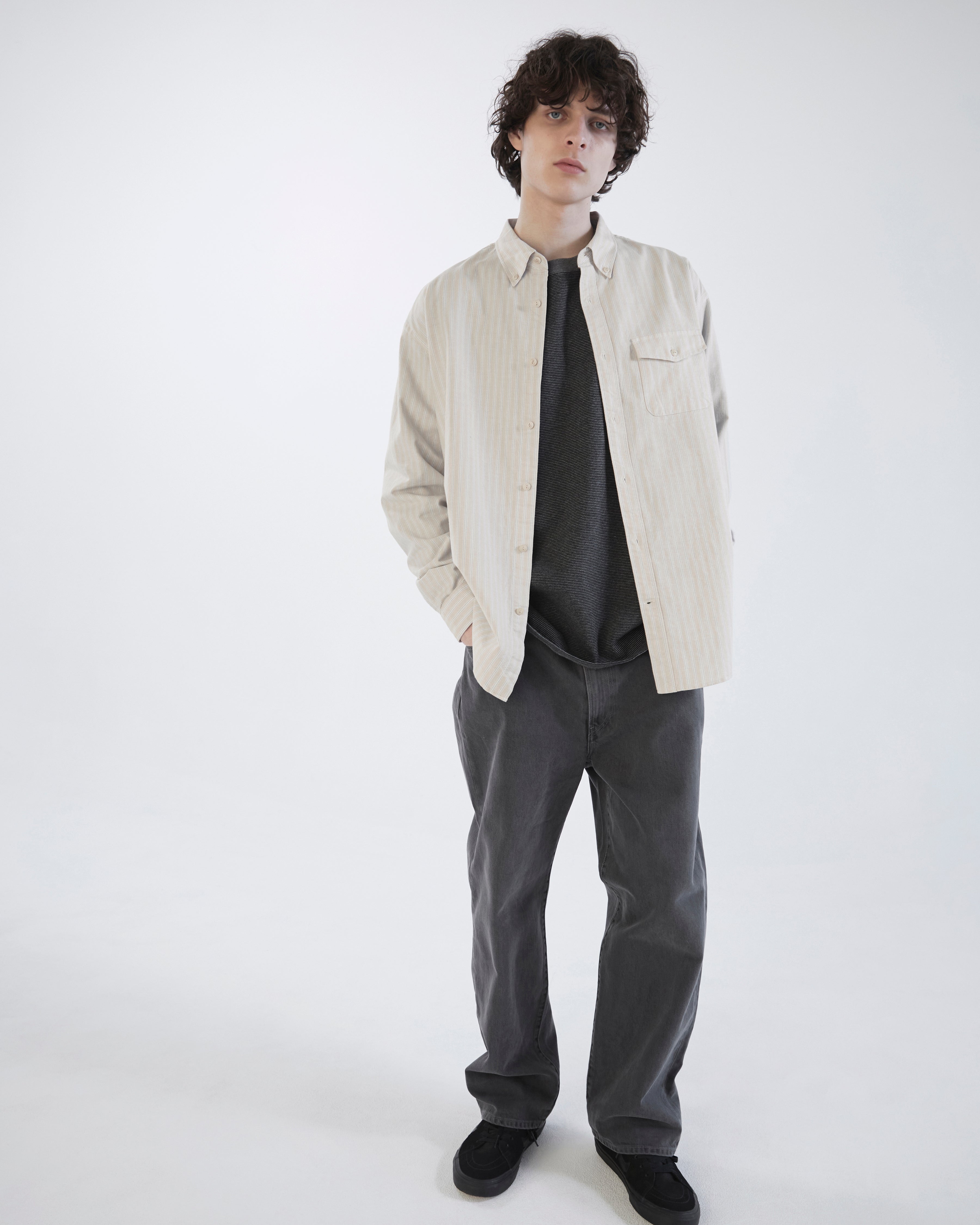 Khakis - Oxford Club Shirt (Beige) product image 7 | TRAB K-Fashion Australia
