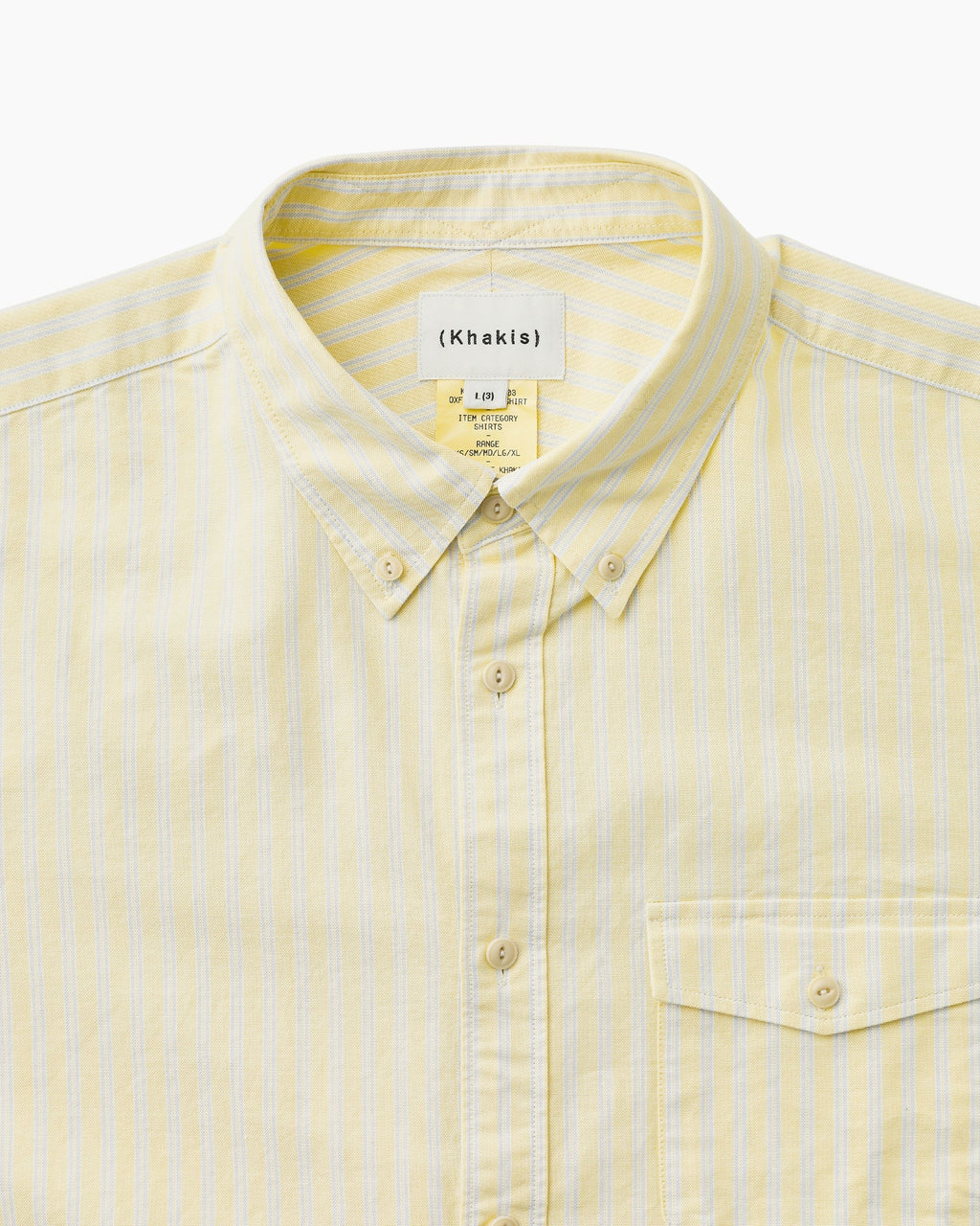 Khakis - Oxford Club Shirt (Yellow) product image 2 | TRAB K-Fashion Australia