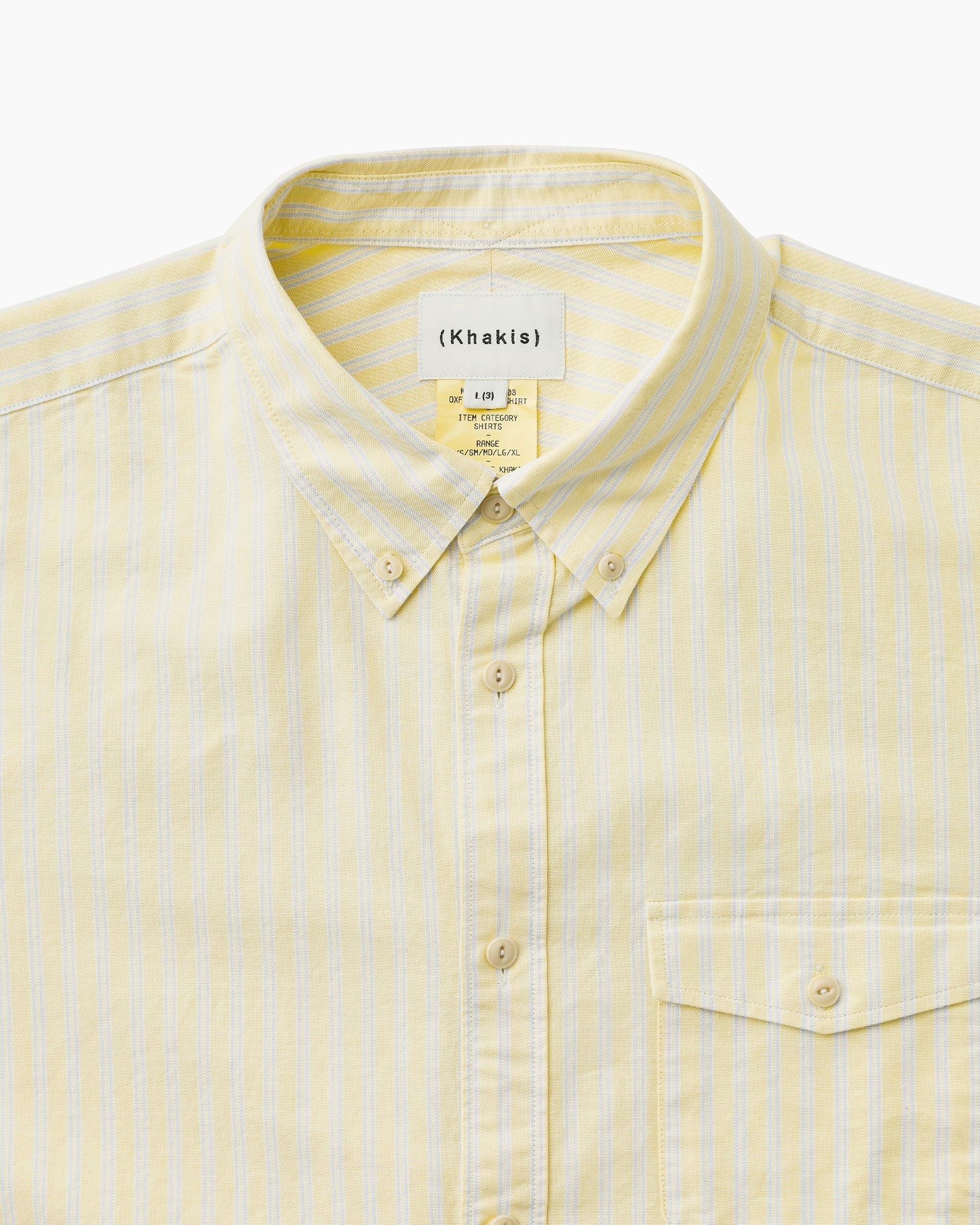 Khakis - Oxford Club Shirt (Yellow) product image 2 | TRAB K-Fashion Australia