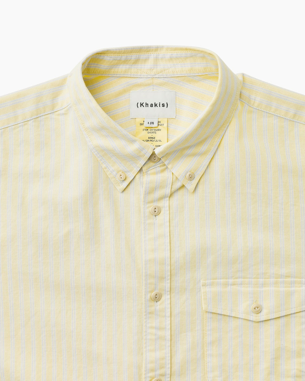 Khakis - Oxford Club Shirt (Yellow) product image 2 | TRAB K-Fashion Australia