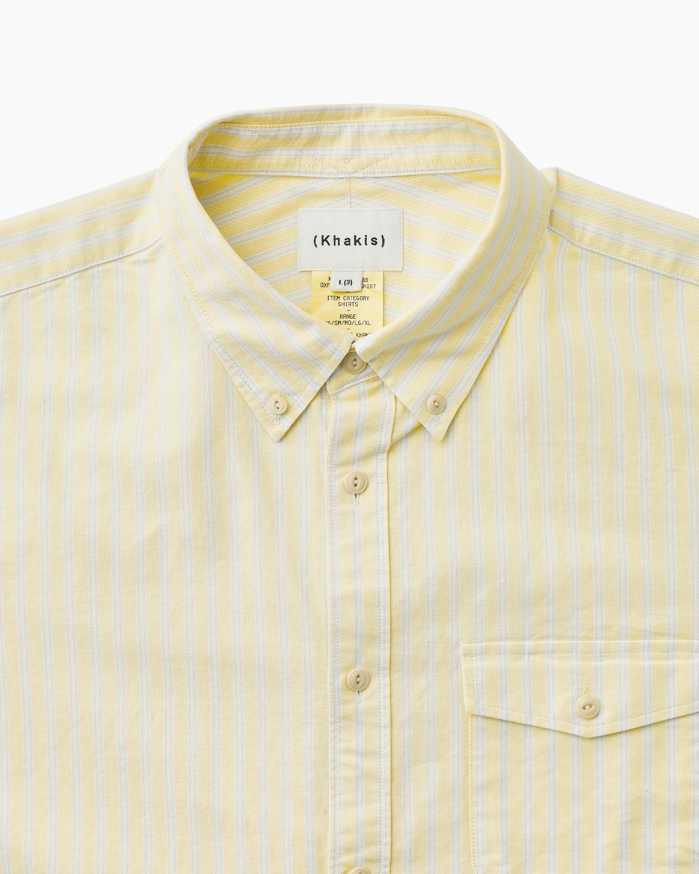 Khakis - Oxford Club Shirt (Yellow) product image 2 | TRAB K-Fashion Australia