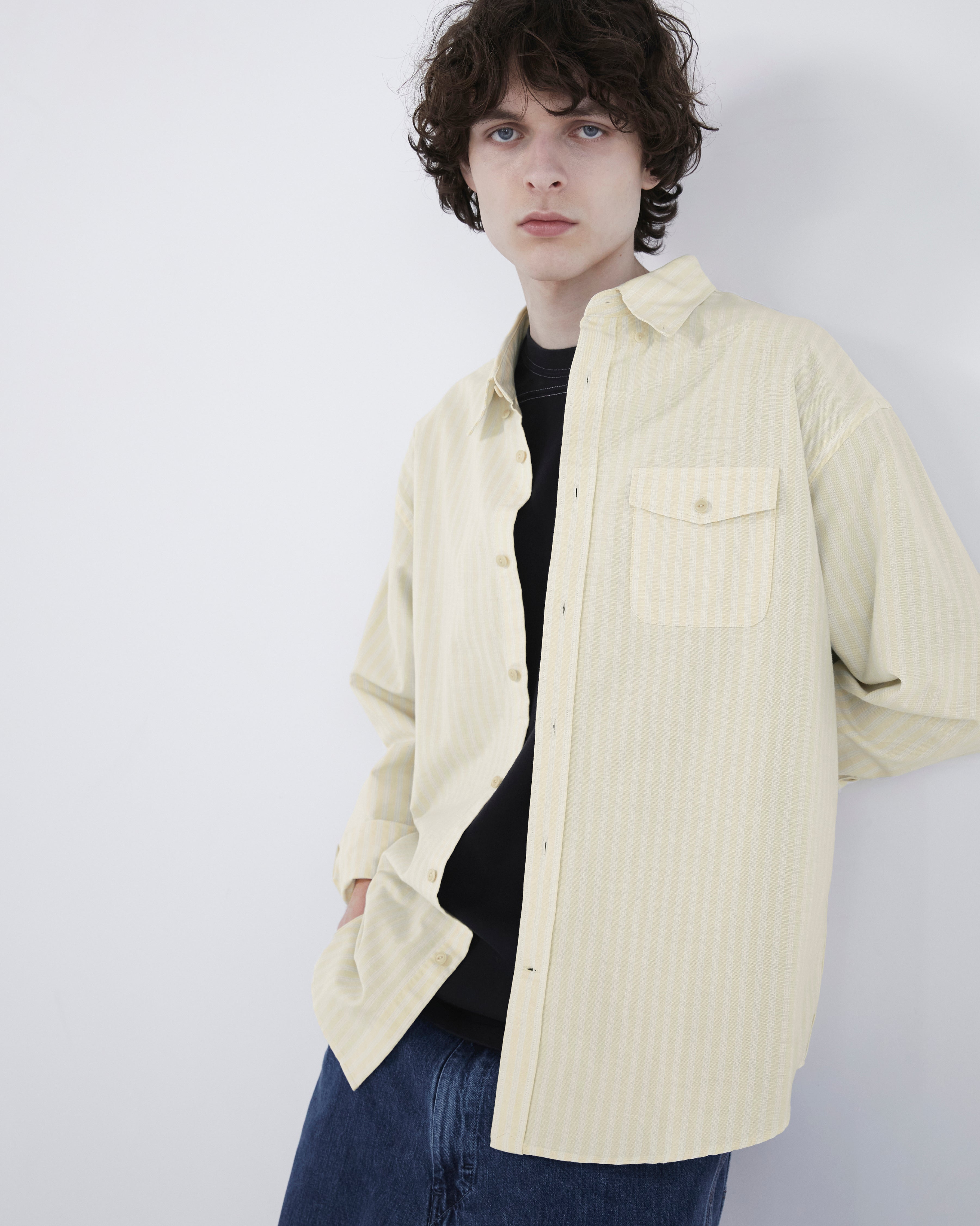 Khakis - Oxford Club Shirt (Yellow) product image 6 | TRAB K-Fashion Australia