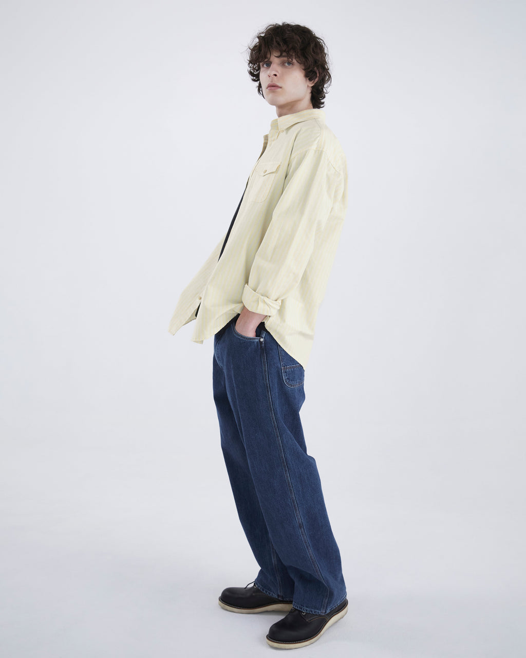 Khakis - Oxford Club Shirt (Yellow) product image 7 | TRAB K-Fashion Australia