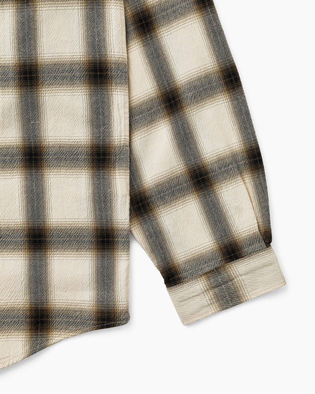 Khakis - Shadow Plaid Shirt (Beige) product image 4 | TRAB K-Fashion Australia