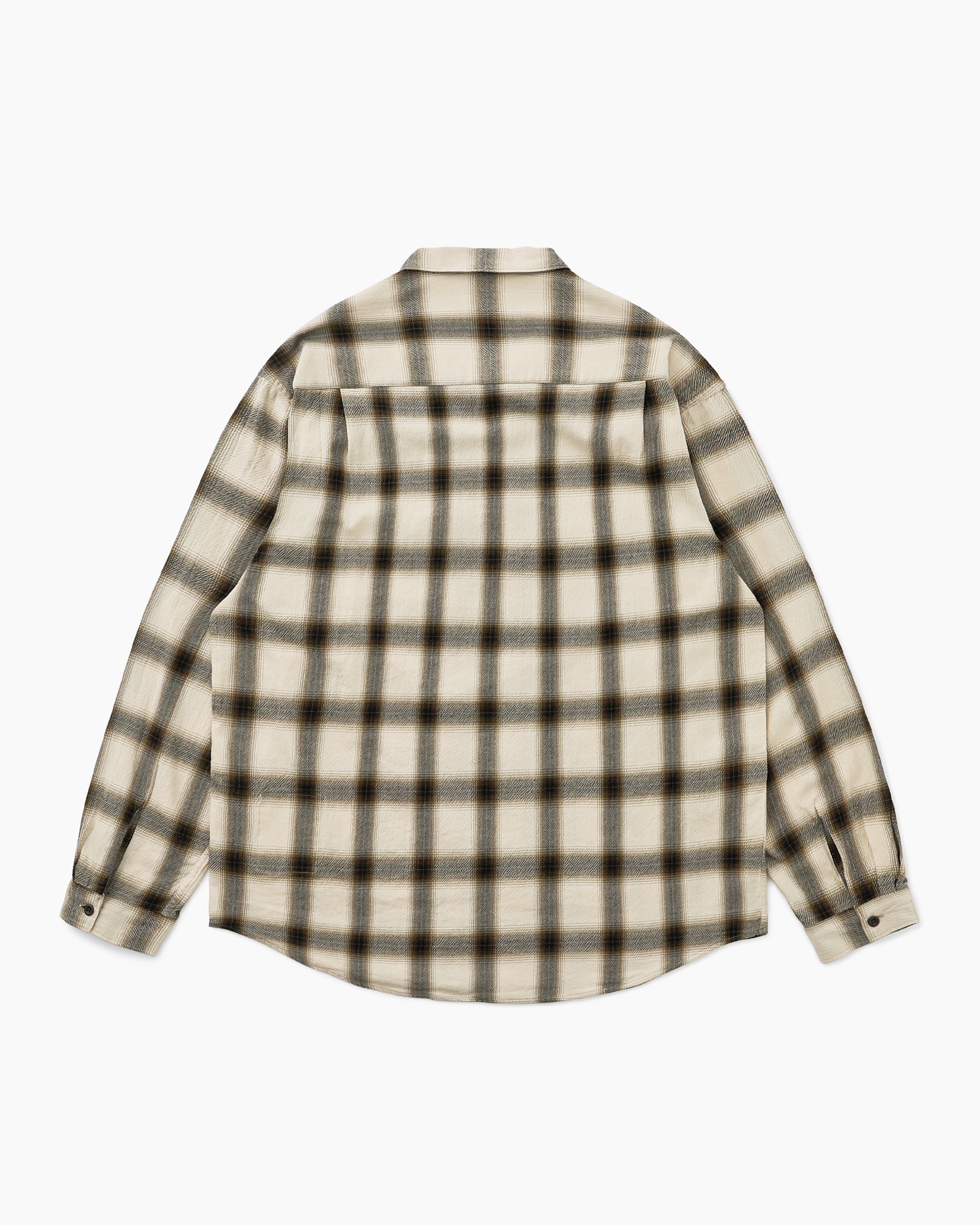 Khakis - Shadow Plaid Shirt (Beige) product image 5 | TRAB K-Fashion Australia