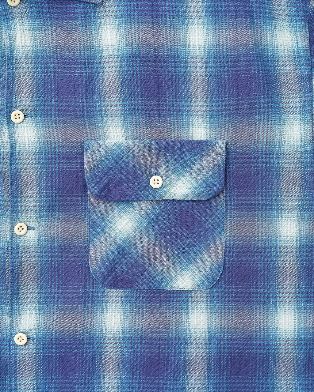 Khakis - Shadow Plaid Shirt (Blue) product image 3 | TRAB K-Fashion Australia