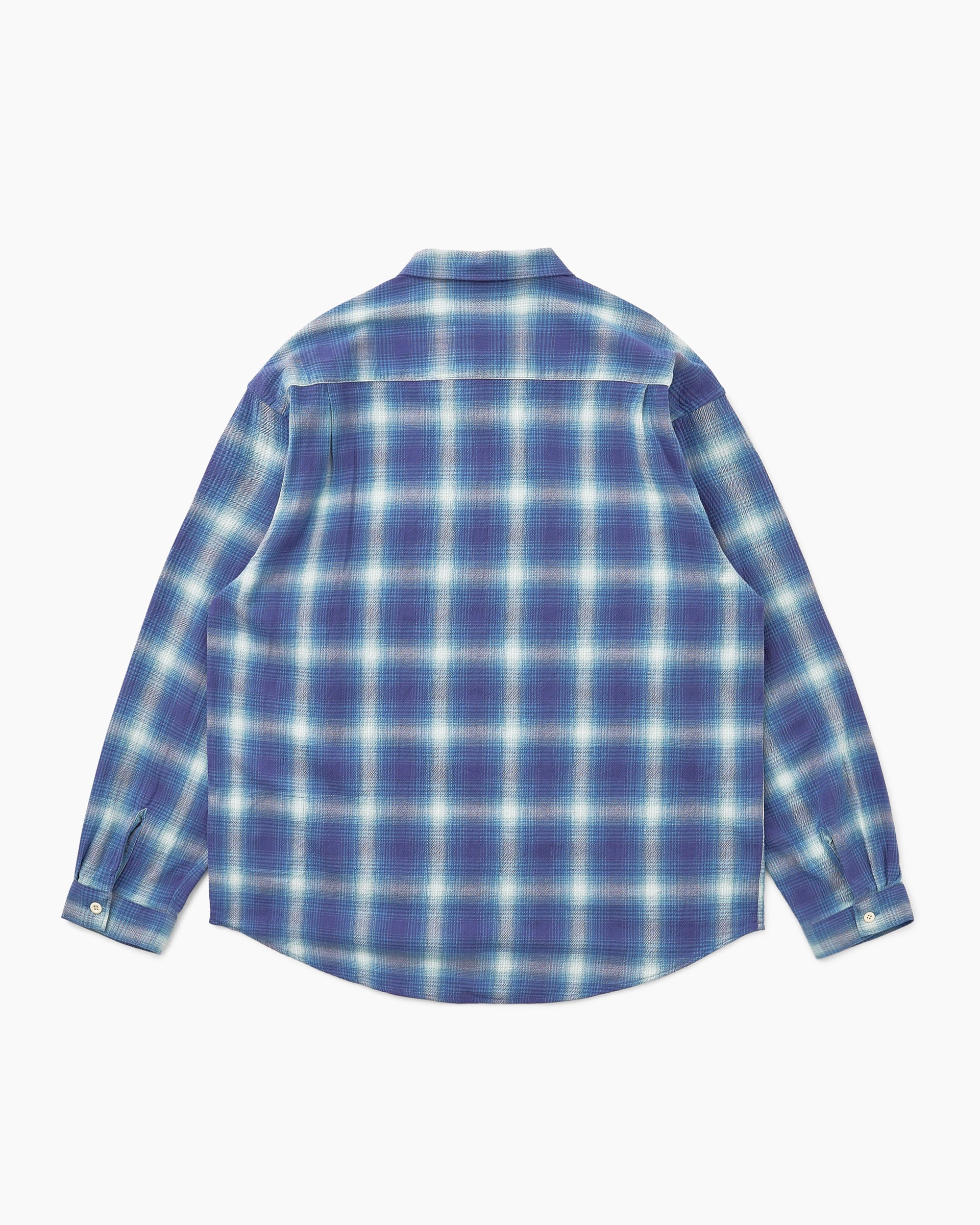 Khakis - Shadow Plaid Shirt (Blue) product image 5 | TRAB K-Fashion Australia