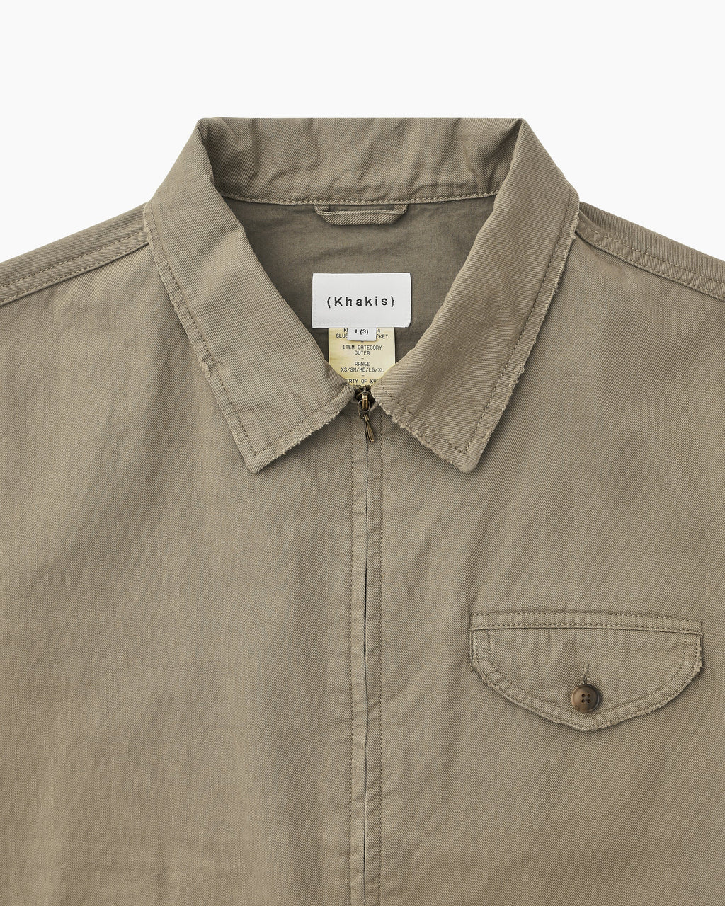 Khakis - Slub Swing Jacket (Covert Grey) product image 2 | TRAB K-Fashion Australia