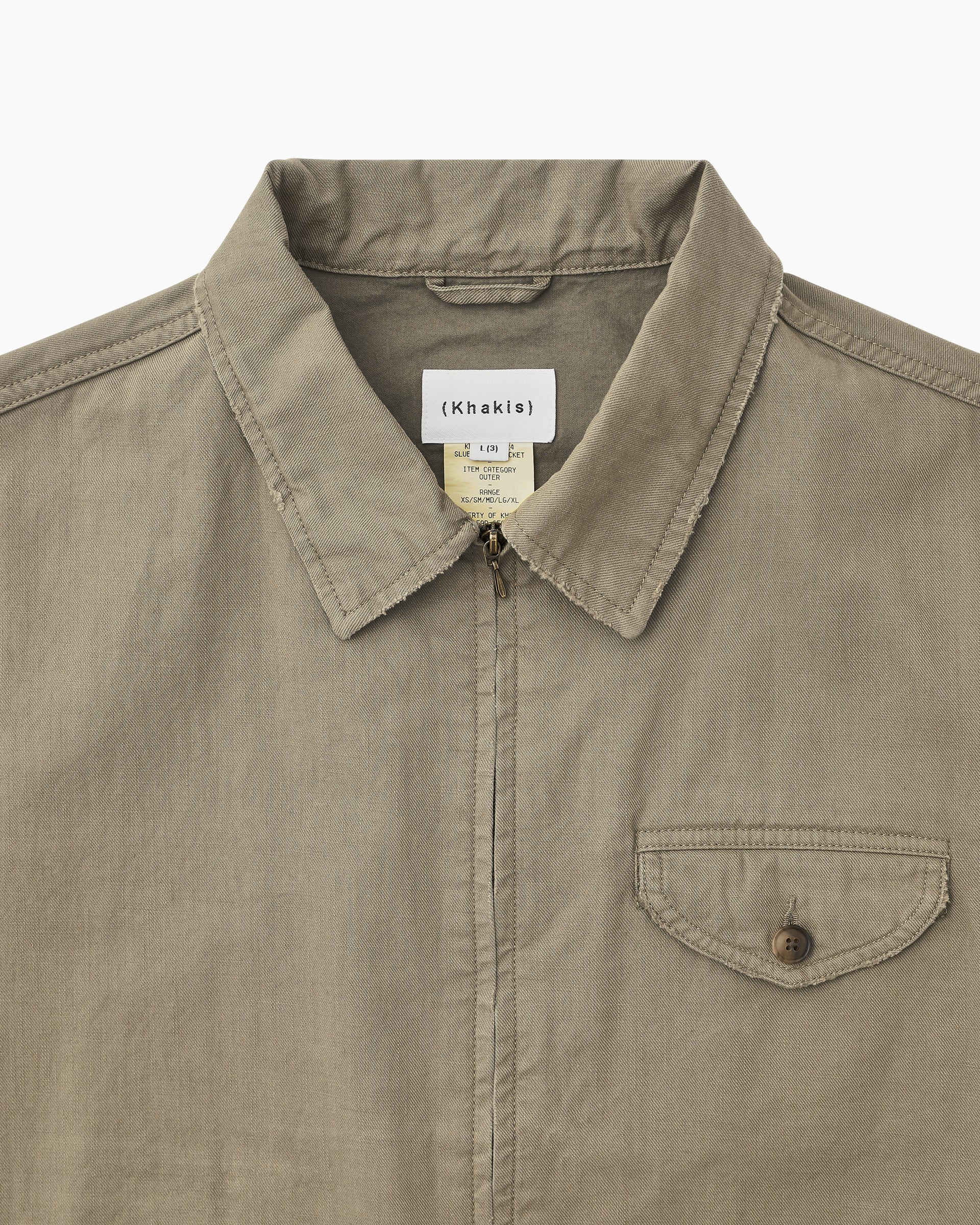 Khakis - Slub Swing Jacket (Covert Grey) product image 2 | TRAB K-Fashion Australia