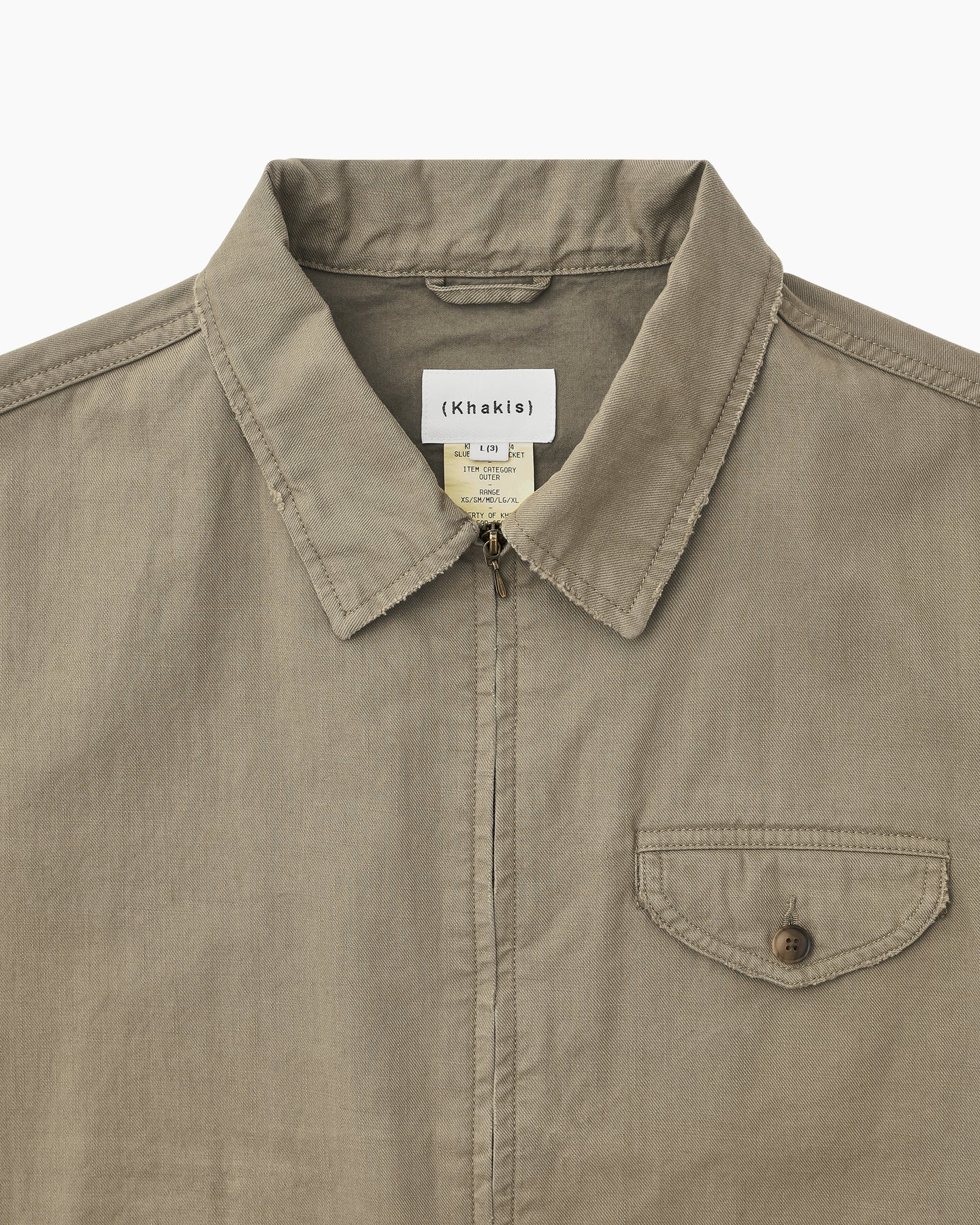 Khakis - Slub Swing Jacket (Covert Grey) product image 2 | TRAB K-Fashion Australia