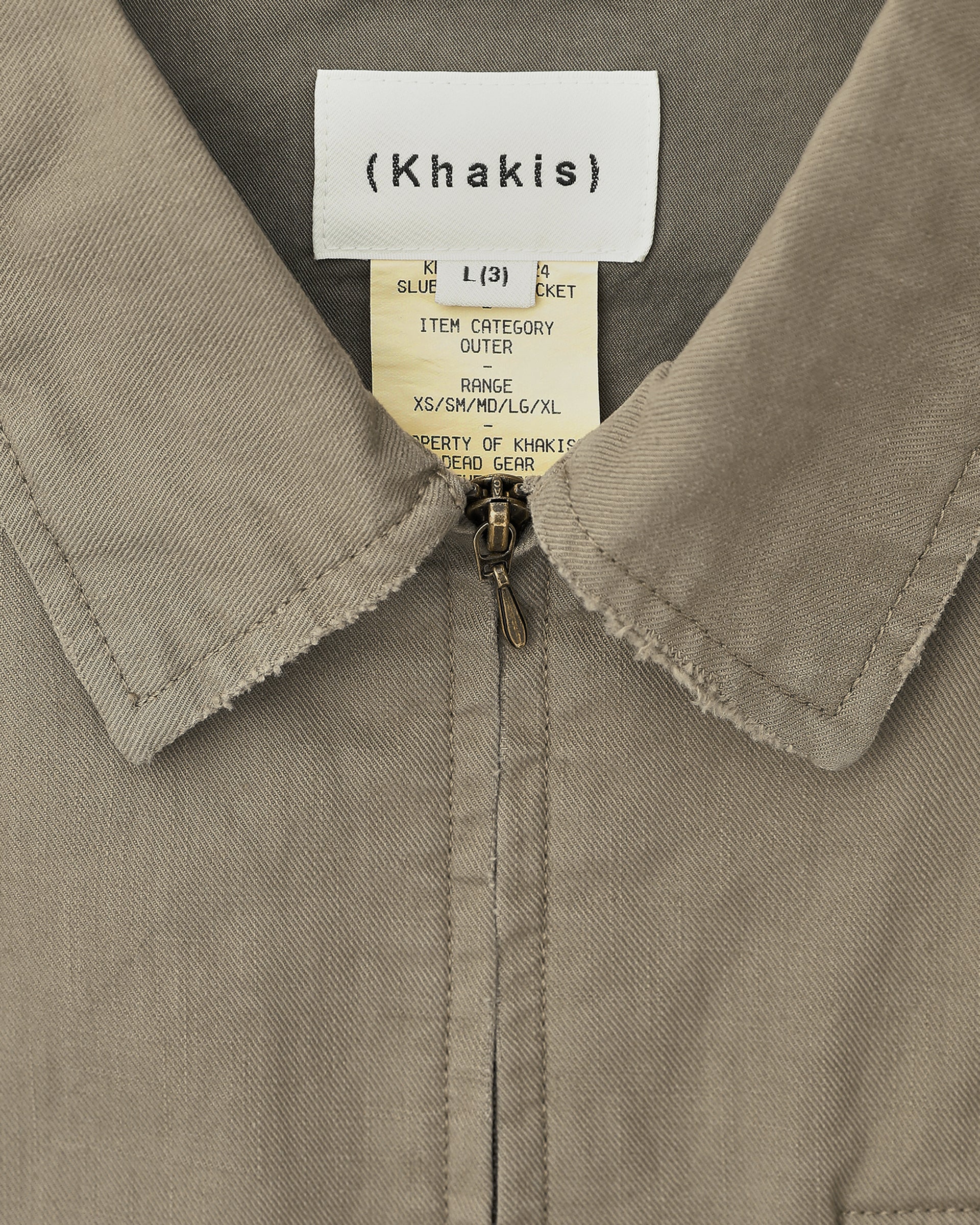 Khakis - Slub Swing Jacket (Covert Grey) product image 3 | TRAB K-Fashion Australia