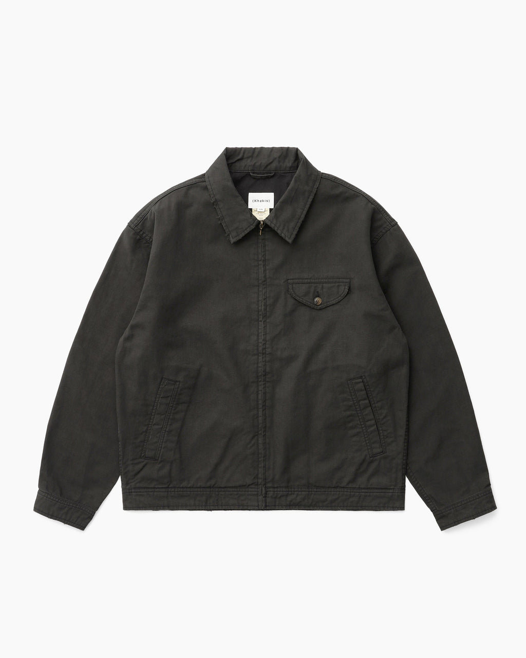 Khakis - Slub Swing Jacket (Faded Black) product image 1 | TRAB K-Fashion Australia