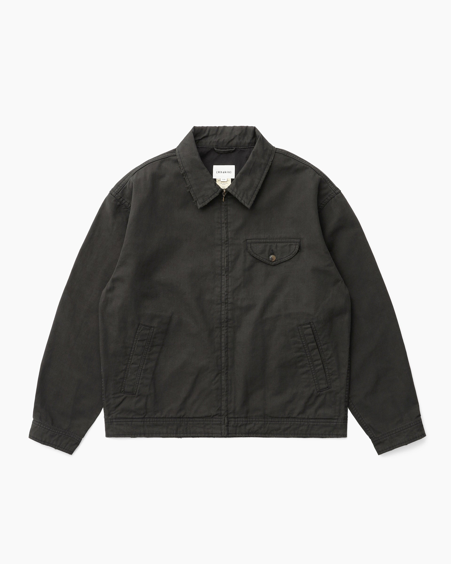 Khakis - Slub Swing Jacket (Faded Black) product image 1 | TRAB K-Fashion Australia