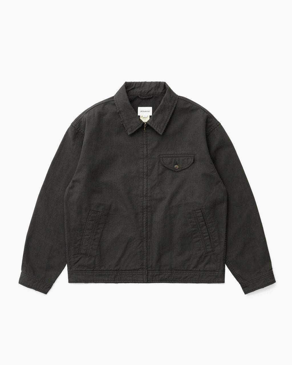 Khakis - Slub Swing Jacket (Faded Black) product image 1 | TRAB K-Fashion Australia