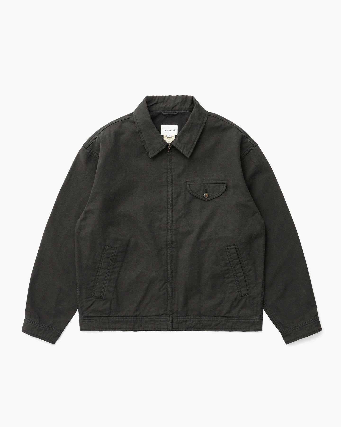 Khakis - Slub Swing Jacket (Faded Black) product image 1 | TRAB K-Fashion Australia