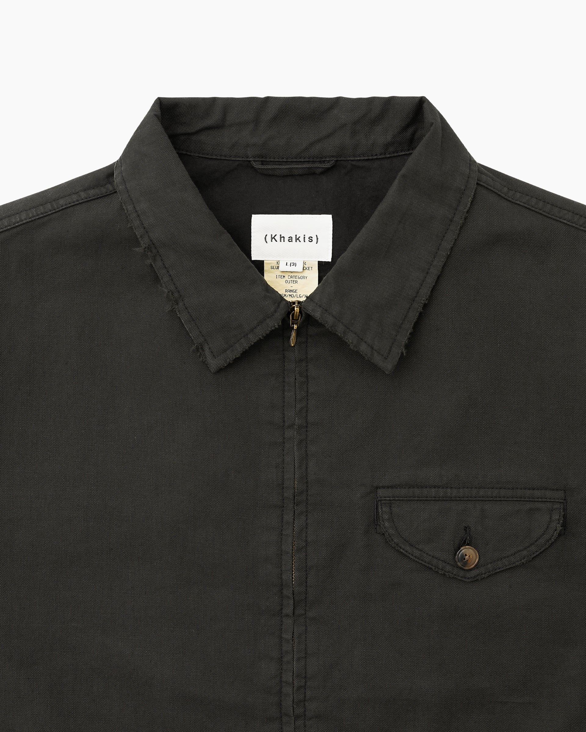 Khakis - Slub Swing Jacket (Faded Black) product image 2 | TRAB K-Fashion Australia