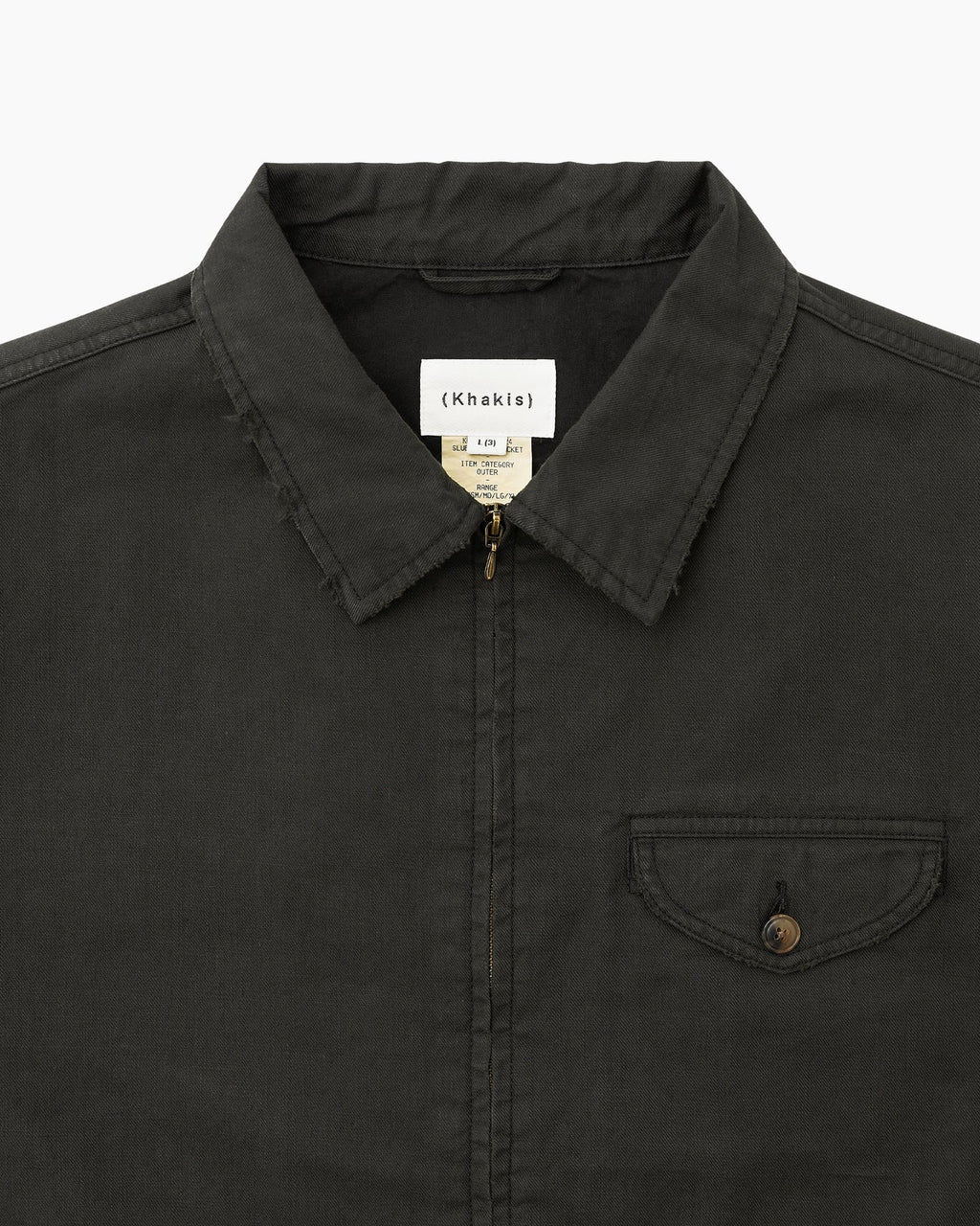 Khakis - Slub Swing Jacket (Faded Black) product image 2 | TRAB K-Fashion Australia