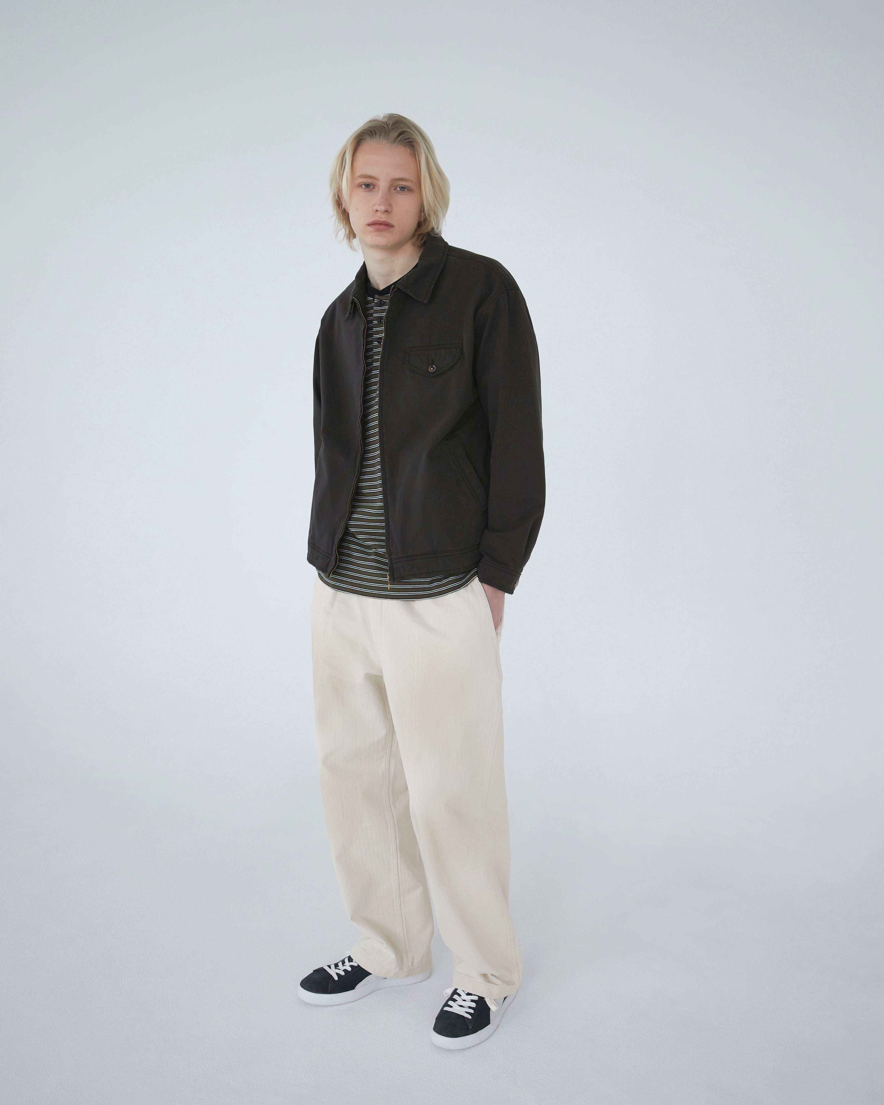 Khakis - Slub Swing Jacket (Faded Black) product image 9 | TRAB K-Fashion Australia