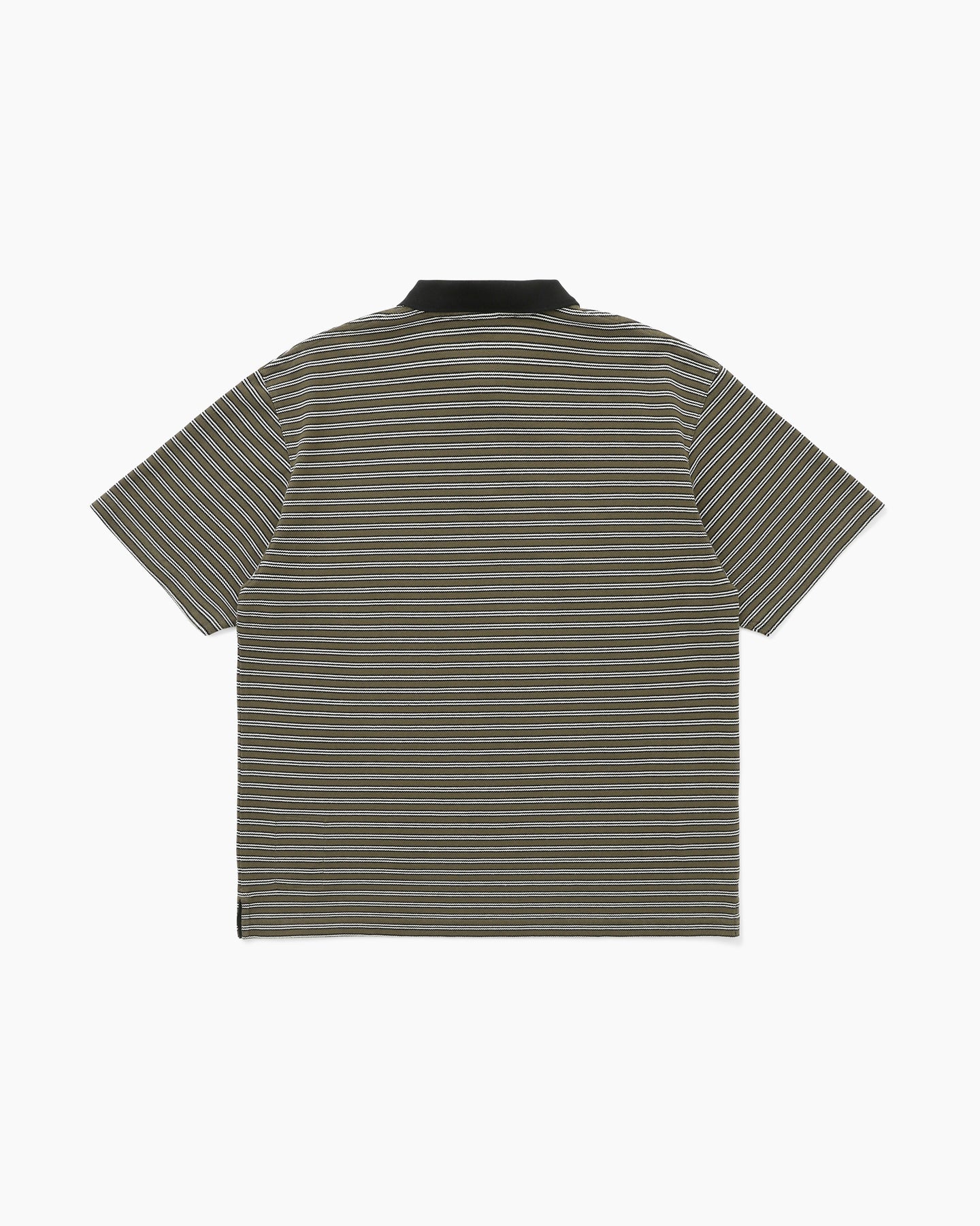Khakis - Stripe S/S Polo (Olive) product image 3 | TRAB K-Fashion Australia