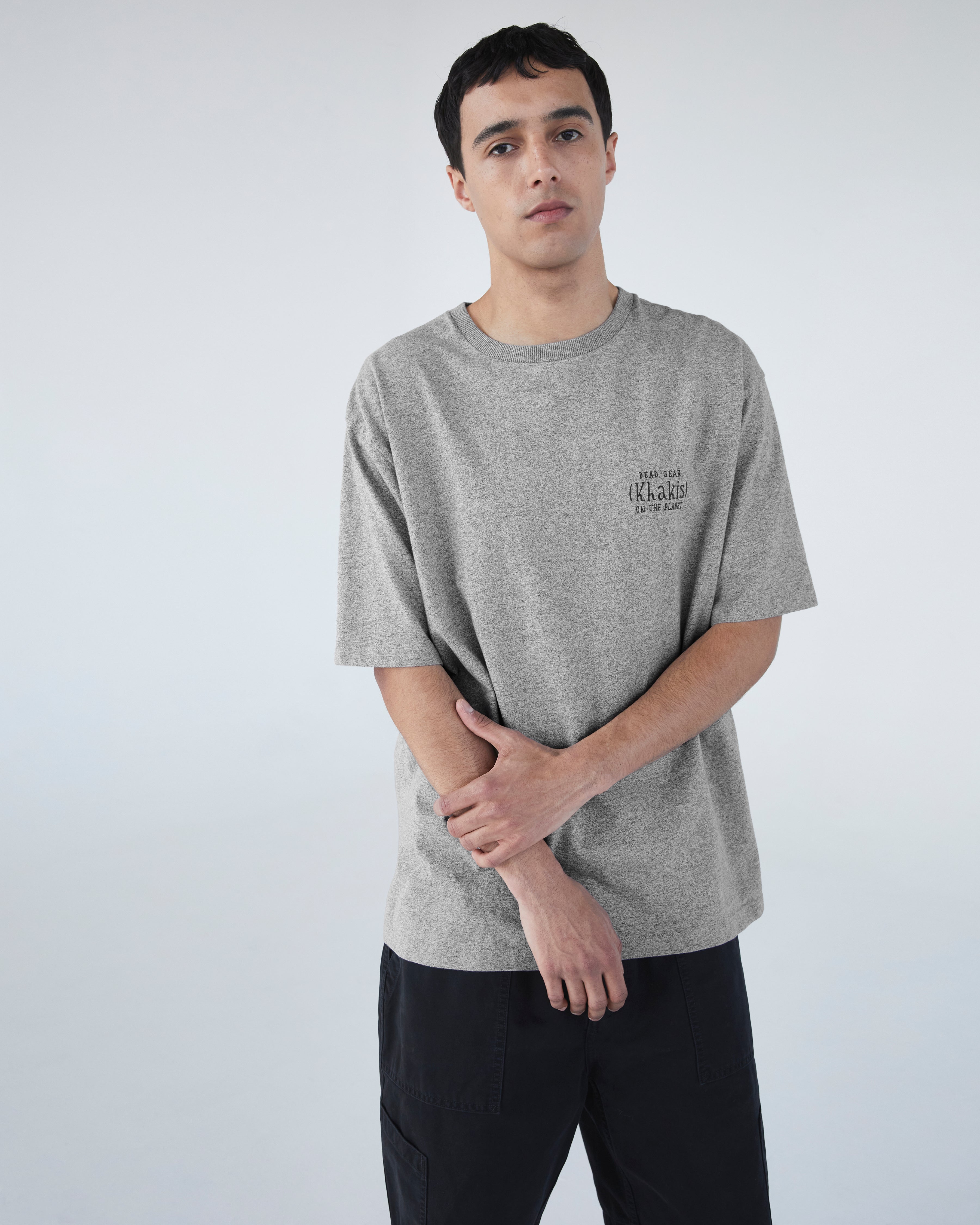 Khakis - T.W Drawing S/S Tee (Grey) product image 5 | TRAB K-Fashion Australia