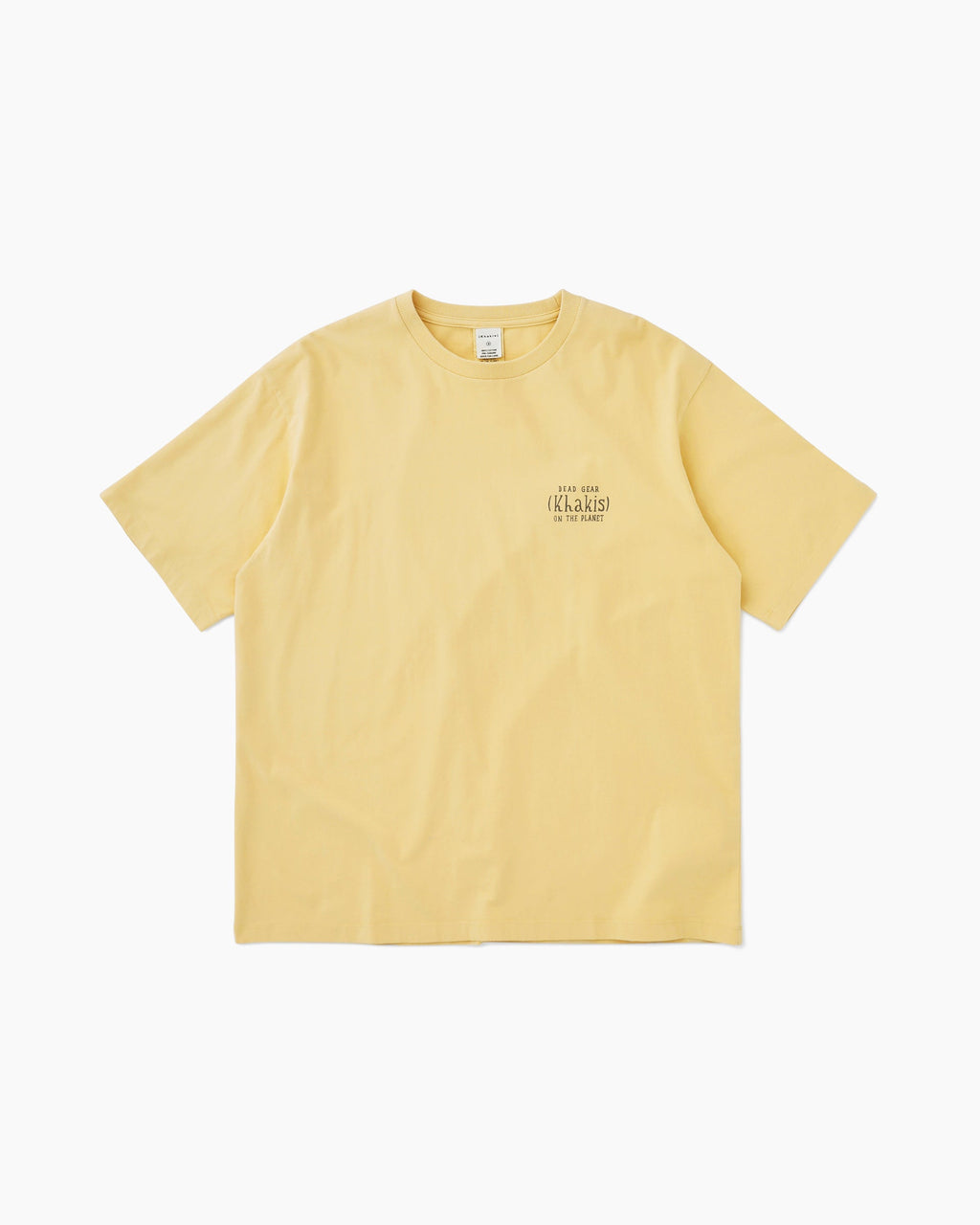 Khakis - T.W Drawing S/S Tee (Yellow) product image 1 | TRAB K-Fashion Australia