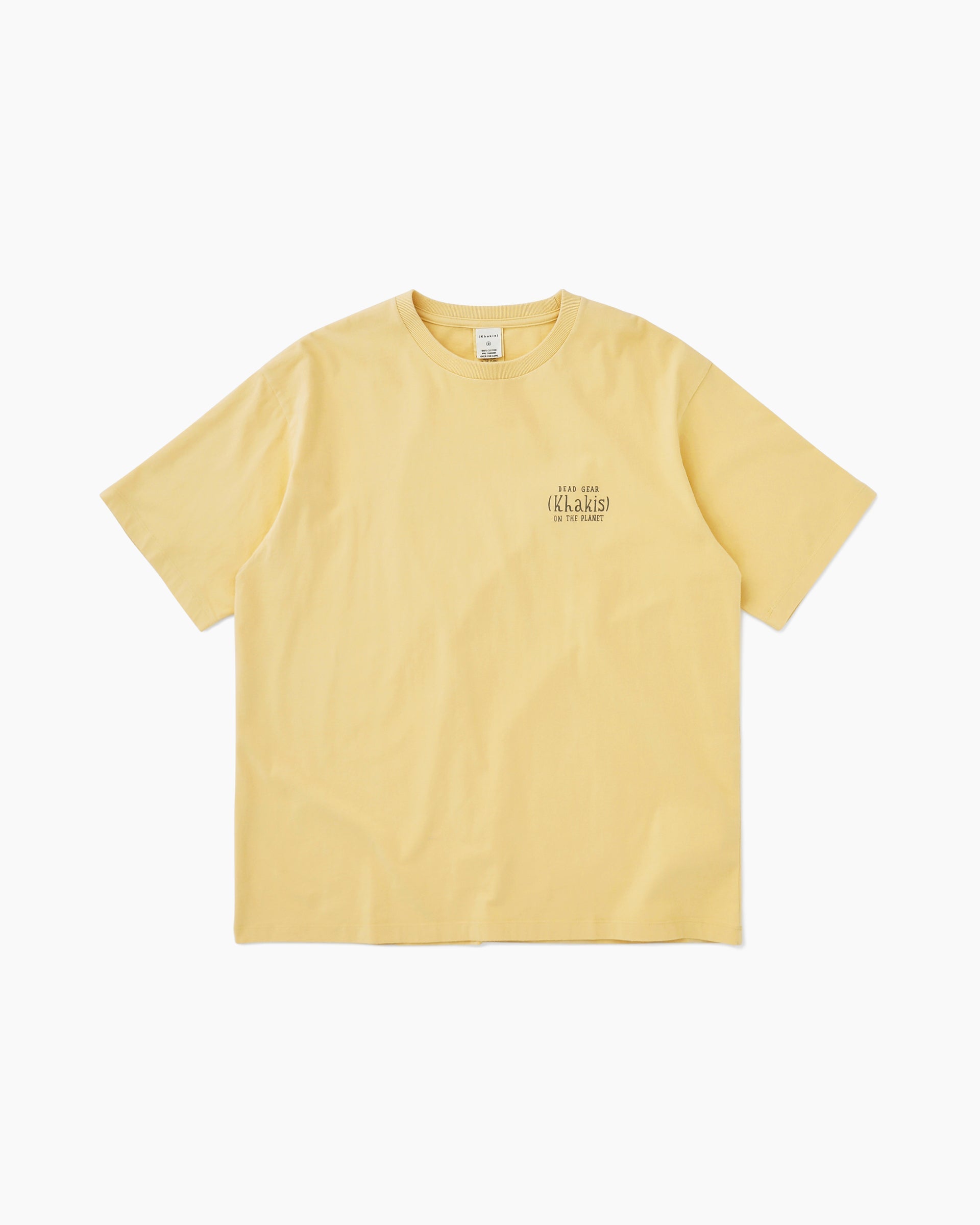 Khakis - T.W Drawing S/S Tee (Yellow) product image 1 | TRAB K-Fashion Australia