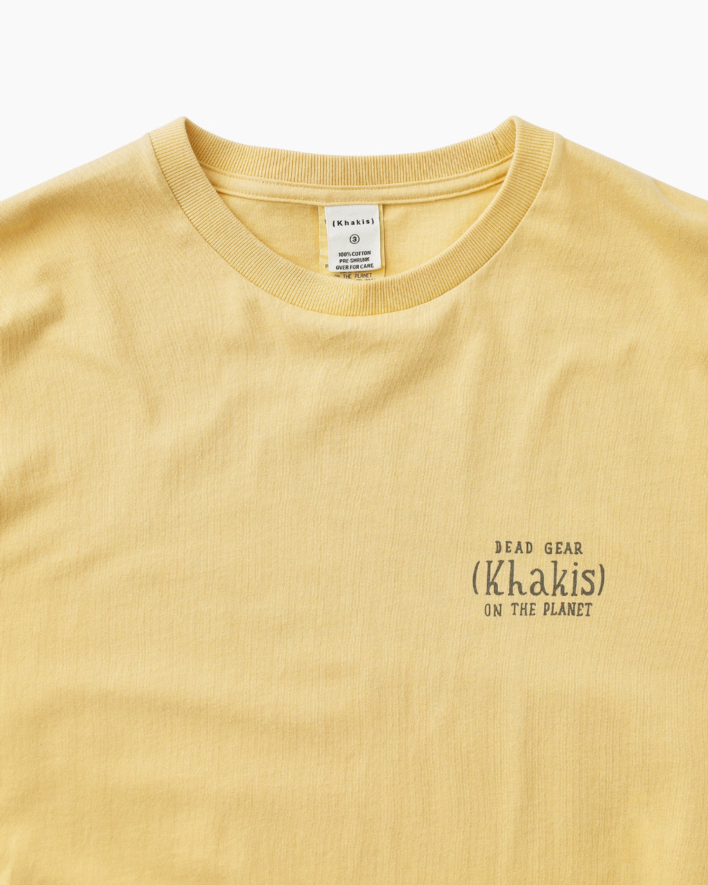 Khakis - T.W Drawing S/S Tee (Yellow) product image 2 | TRAB K-Fashion Australia