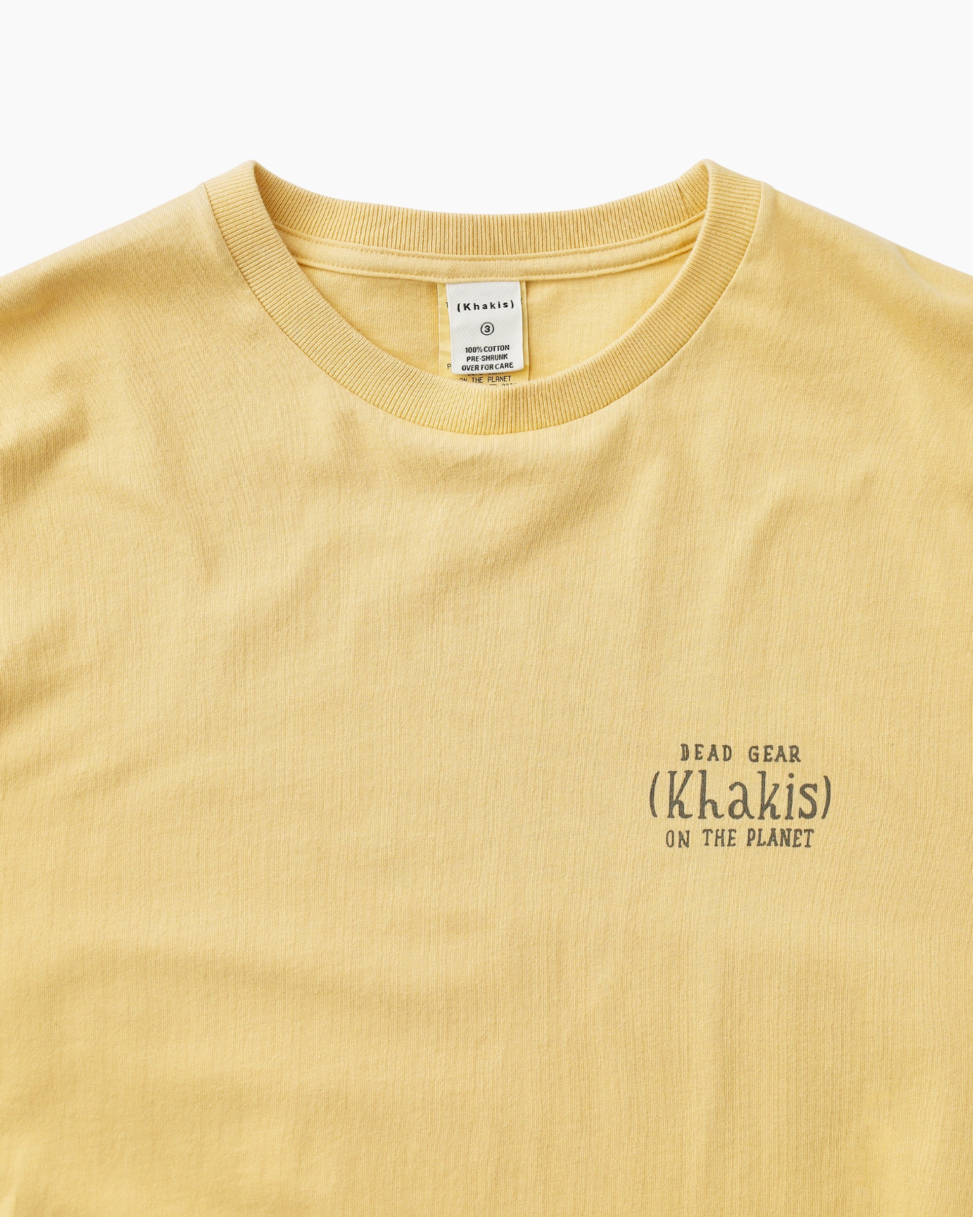 Khakis - T.W Drawing S/S Tee (Yellow) product image 2 | TRAB K-Fashion Australia