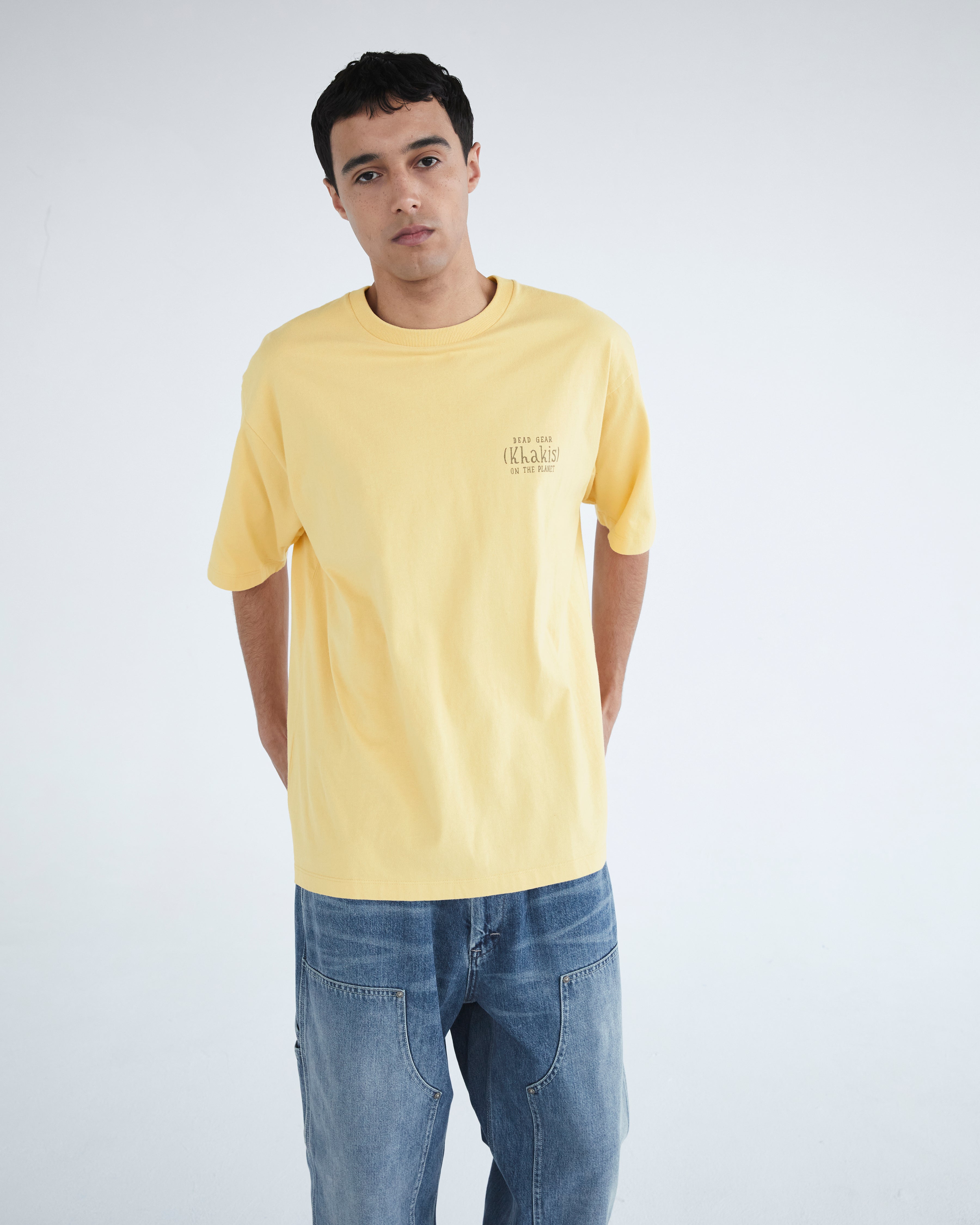 Khakis - T.W Drawing S/S Tee (Yellow) product image 5 | TRAB K-Fashion Australia