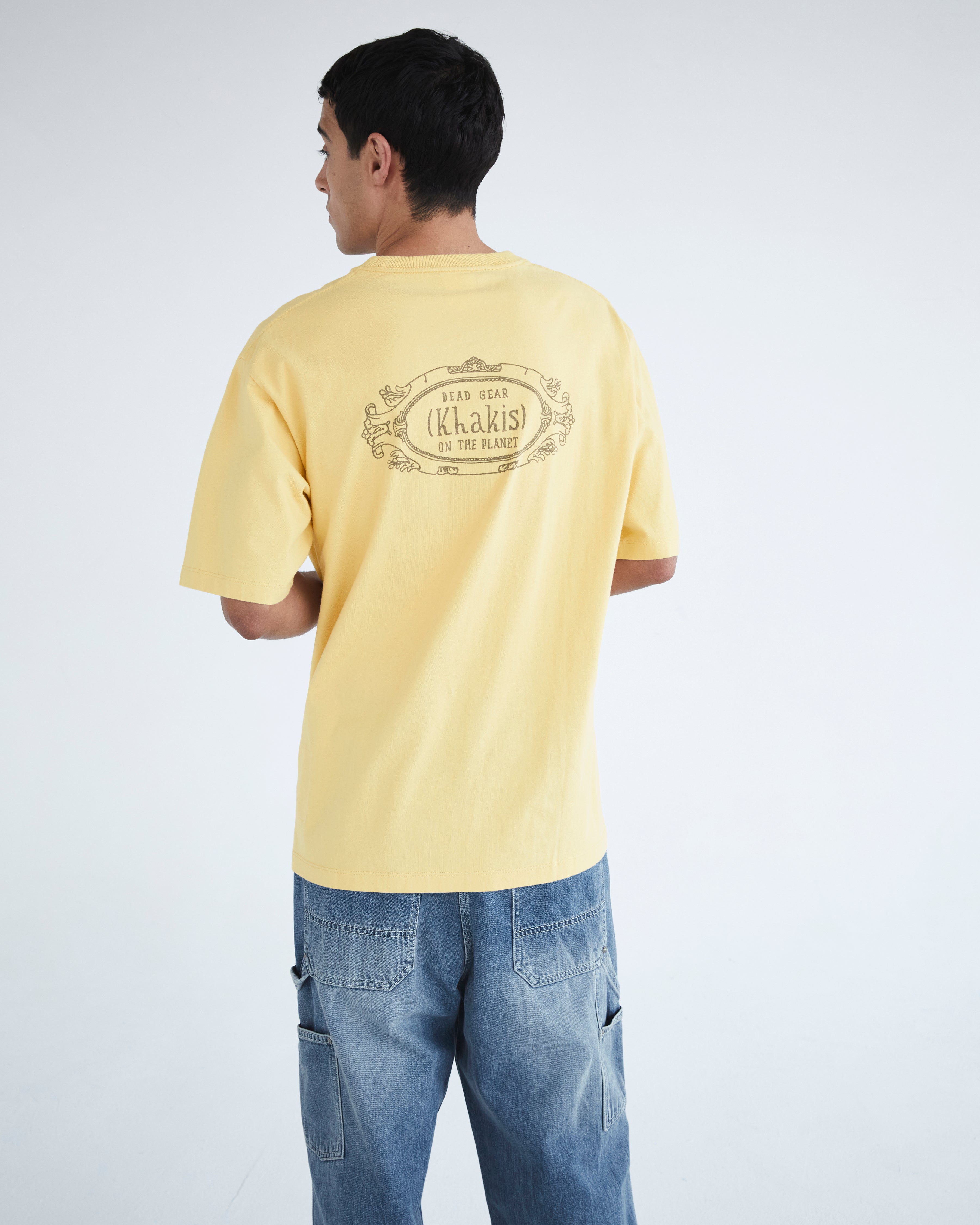 Khakis - T.W Drawing S/S Tee (Yellow) product image 7 | TRAB K-Fashion Australia