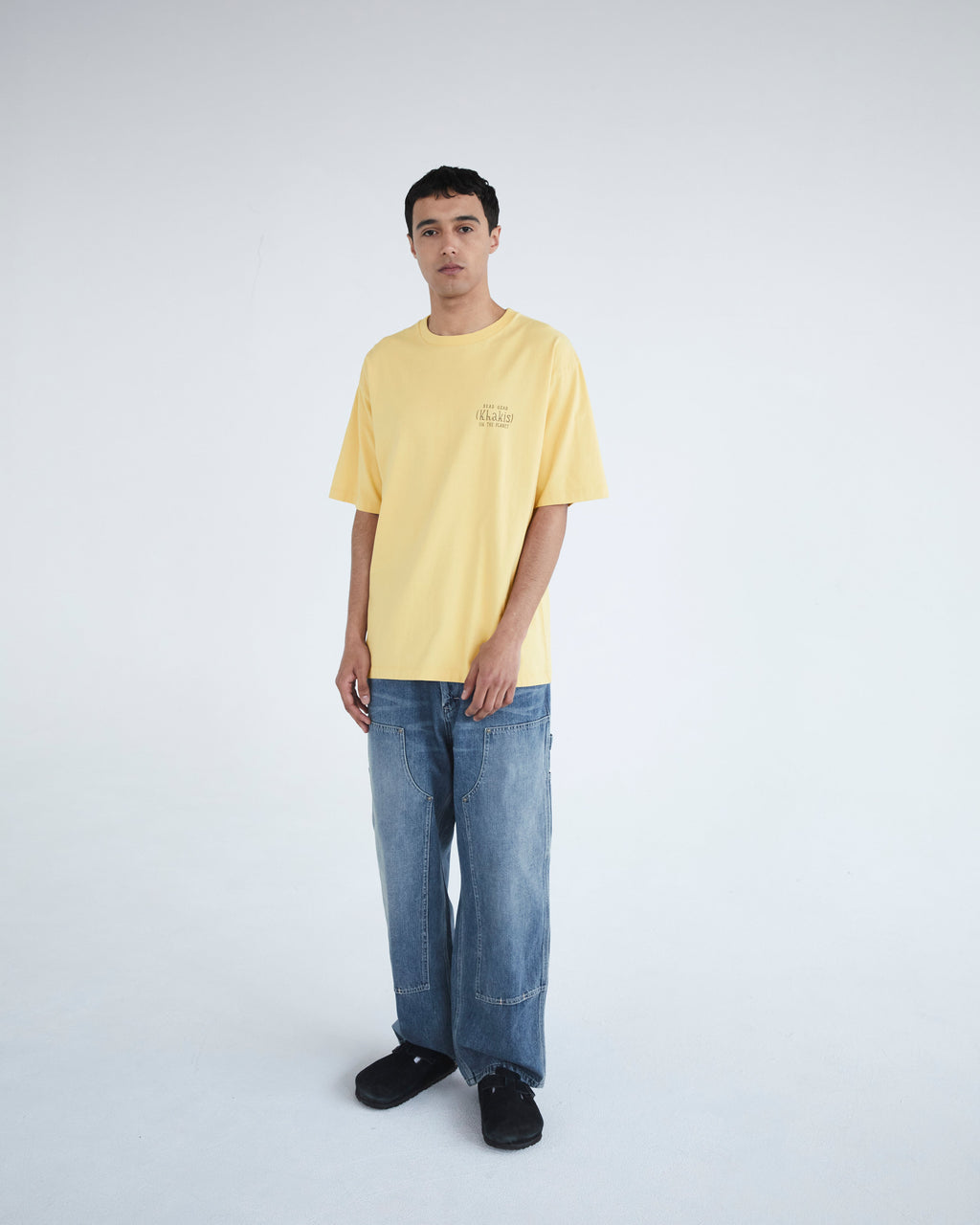 Khakis - T.W Drawing S/S Tee (Yellow) product image 6 | TRAB K-Fashion Australia