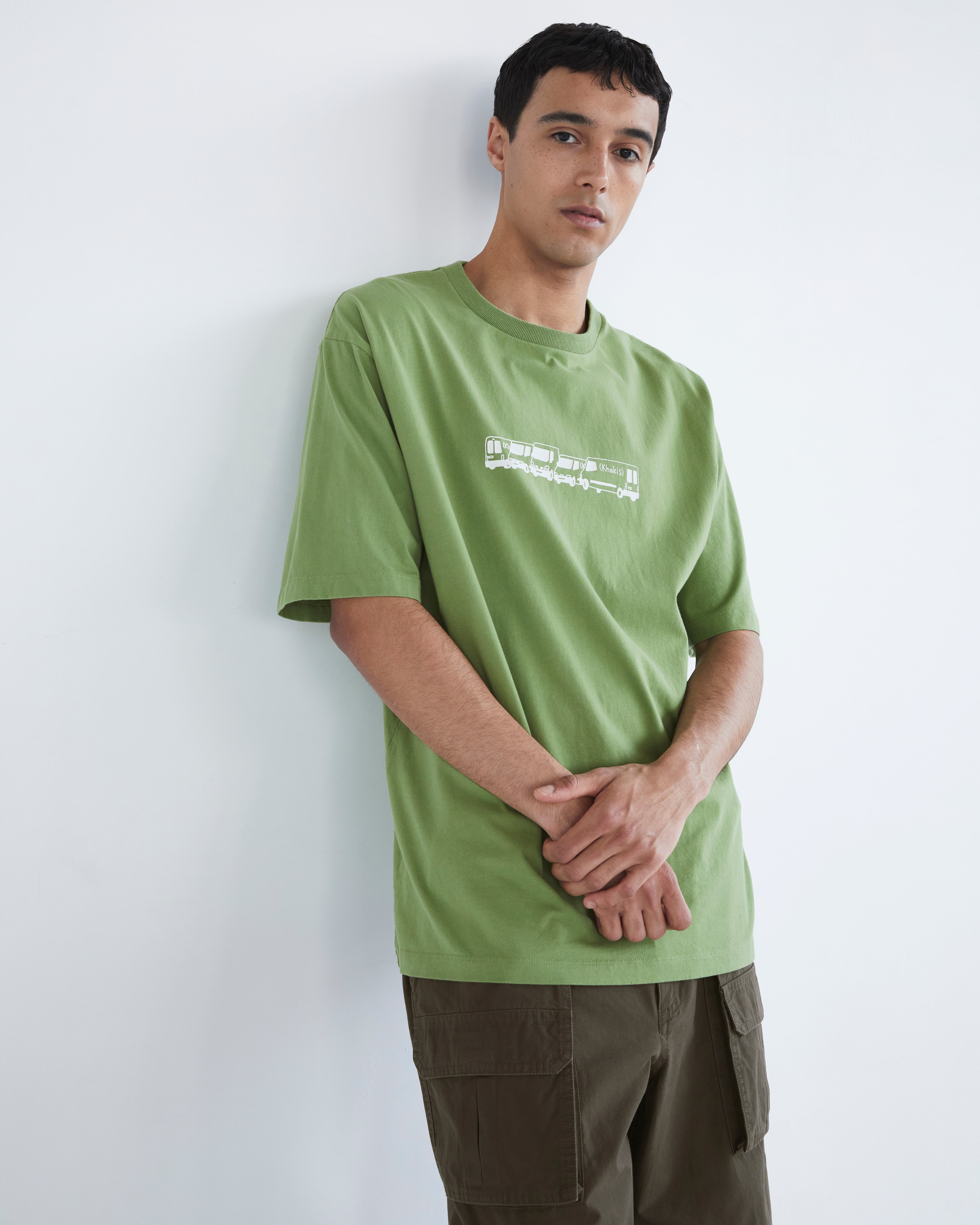 Khakis - T.W Minivan S/S Tee (Green) product image 4 | TRAB K-Fashion Australia