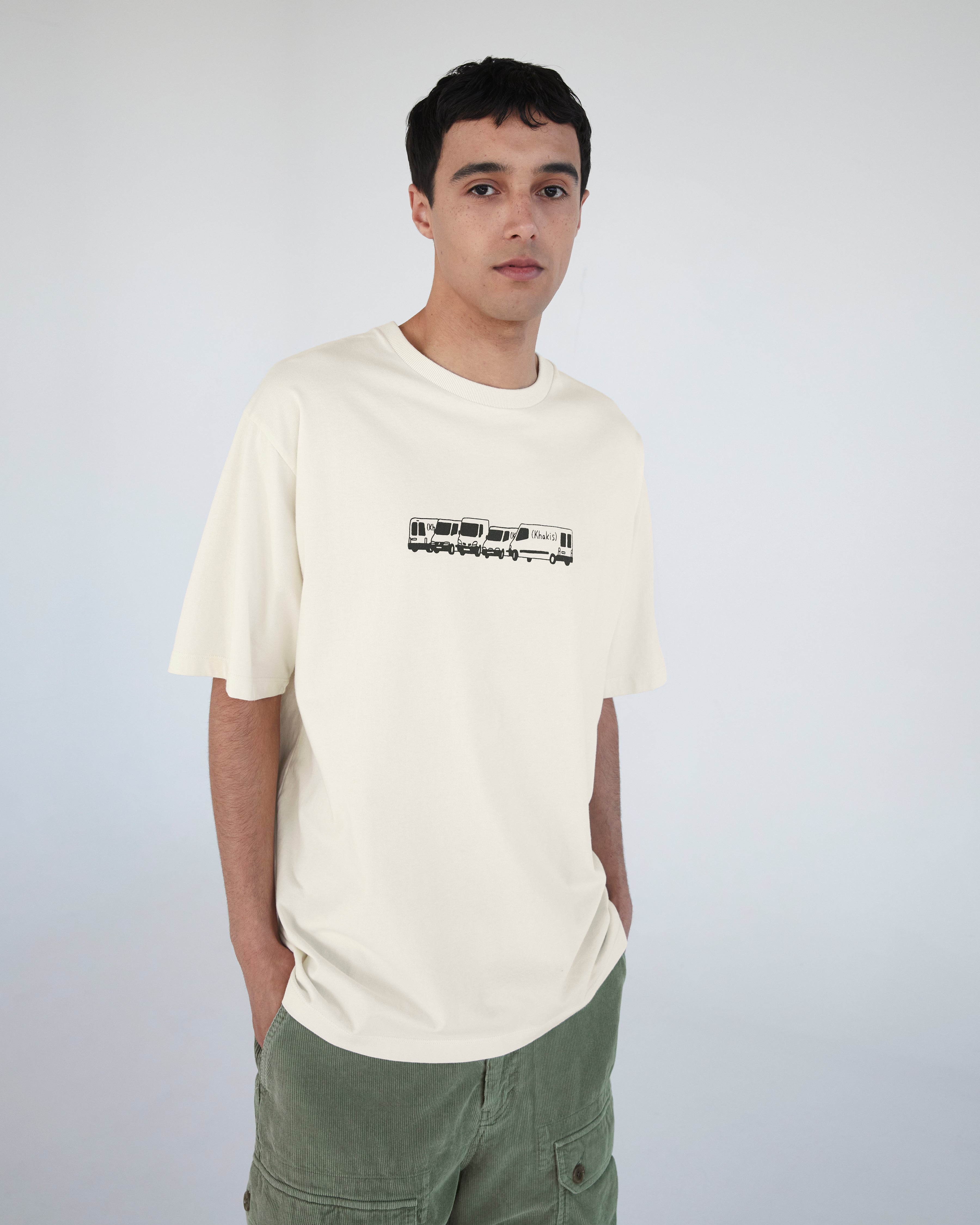 Khakis - T.W Minivan S/S Tee (Ivory) product image 4 | TRAB K-Fashion Australia