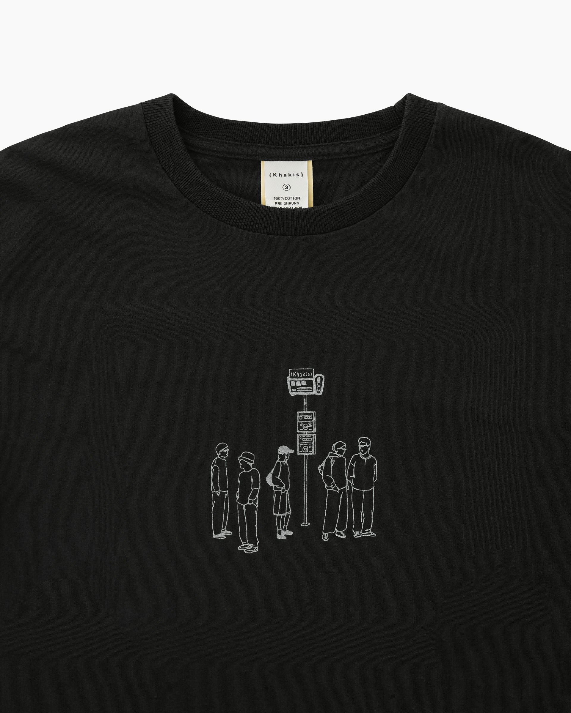Khakis - T.W Paris S/S Tee (Black) product image 2 | TRAB K-Fashion Australia