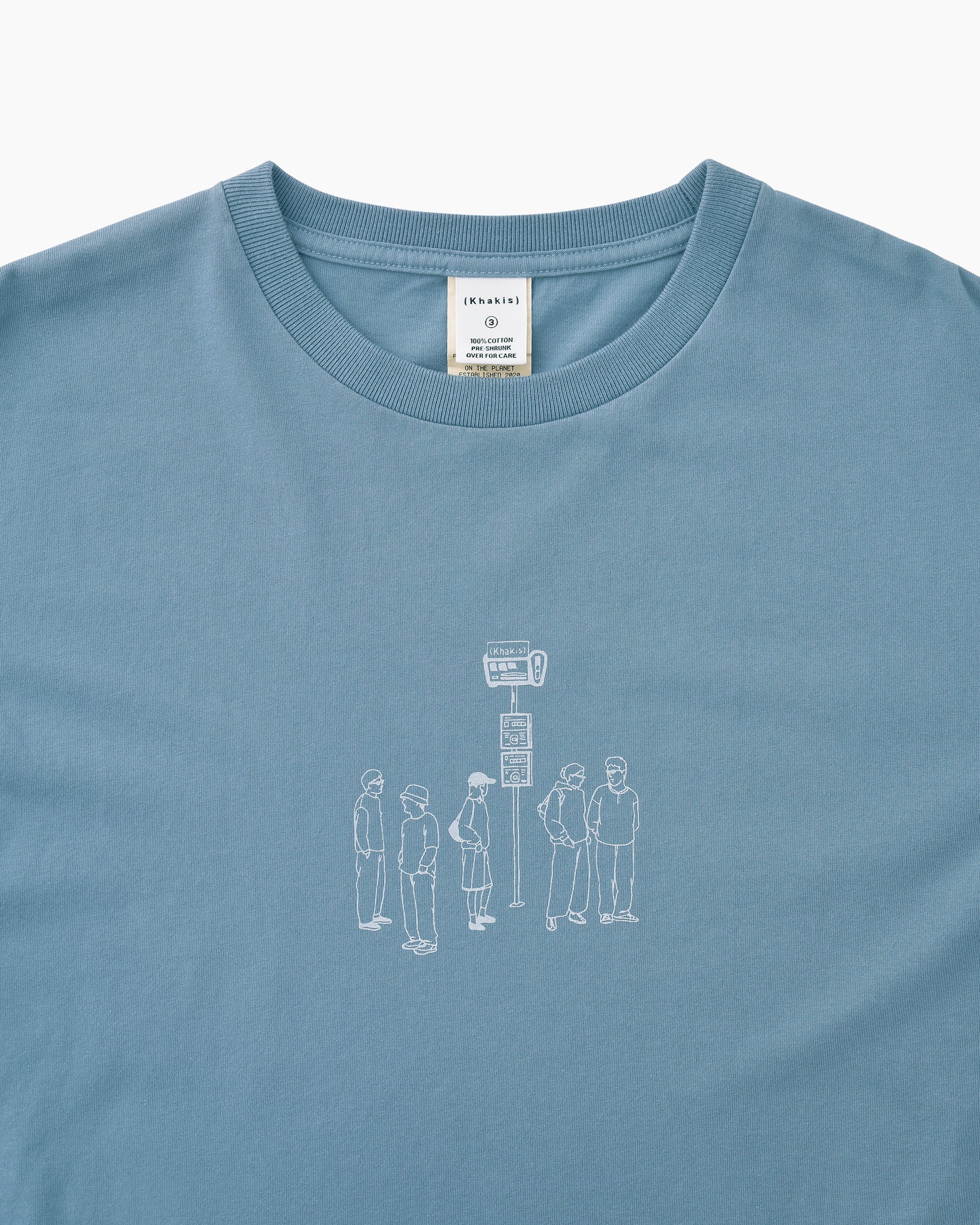 Khakis - T.W Paris S/S Tee (Blue) product image 2 | TRAB K-Fashion Australia