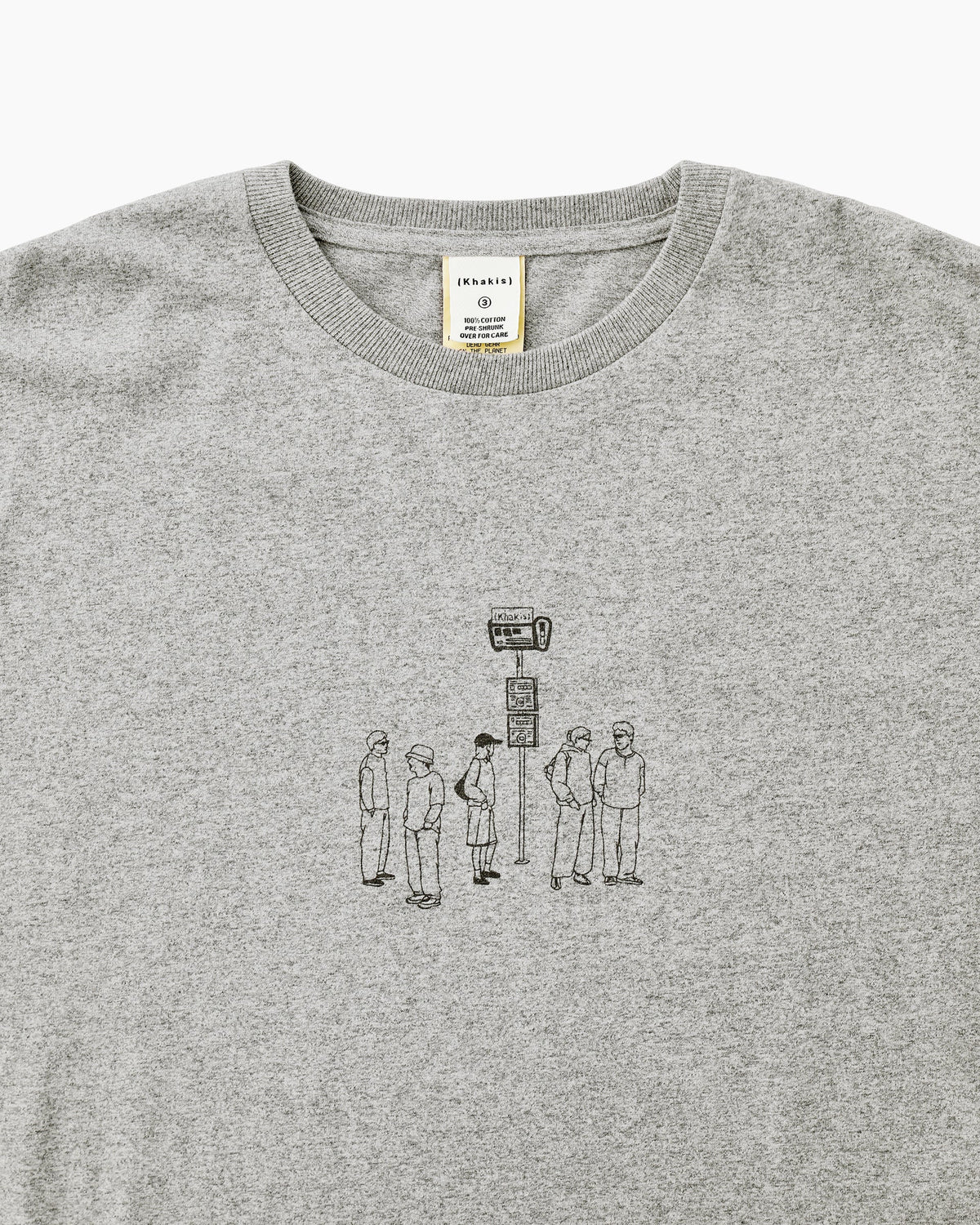 Khakis - T.W Paris S/S Tee (Grey) product image 2 | TRAB K-Fashion Australia