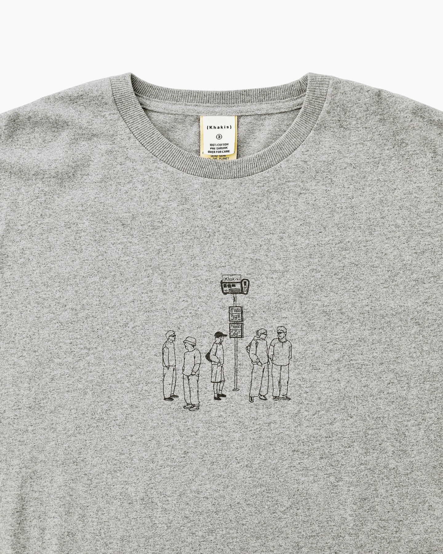 Khakis - T.W Paris S/S Tee (Grey) product image 2 | TRAB K-Fashion Australia