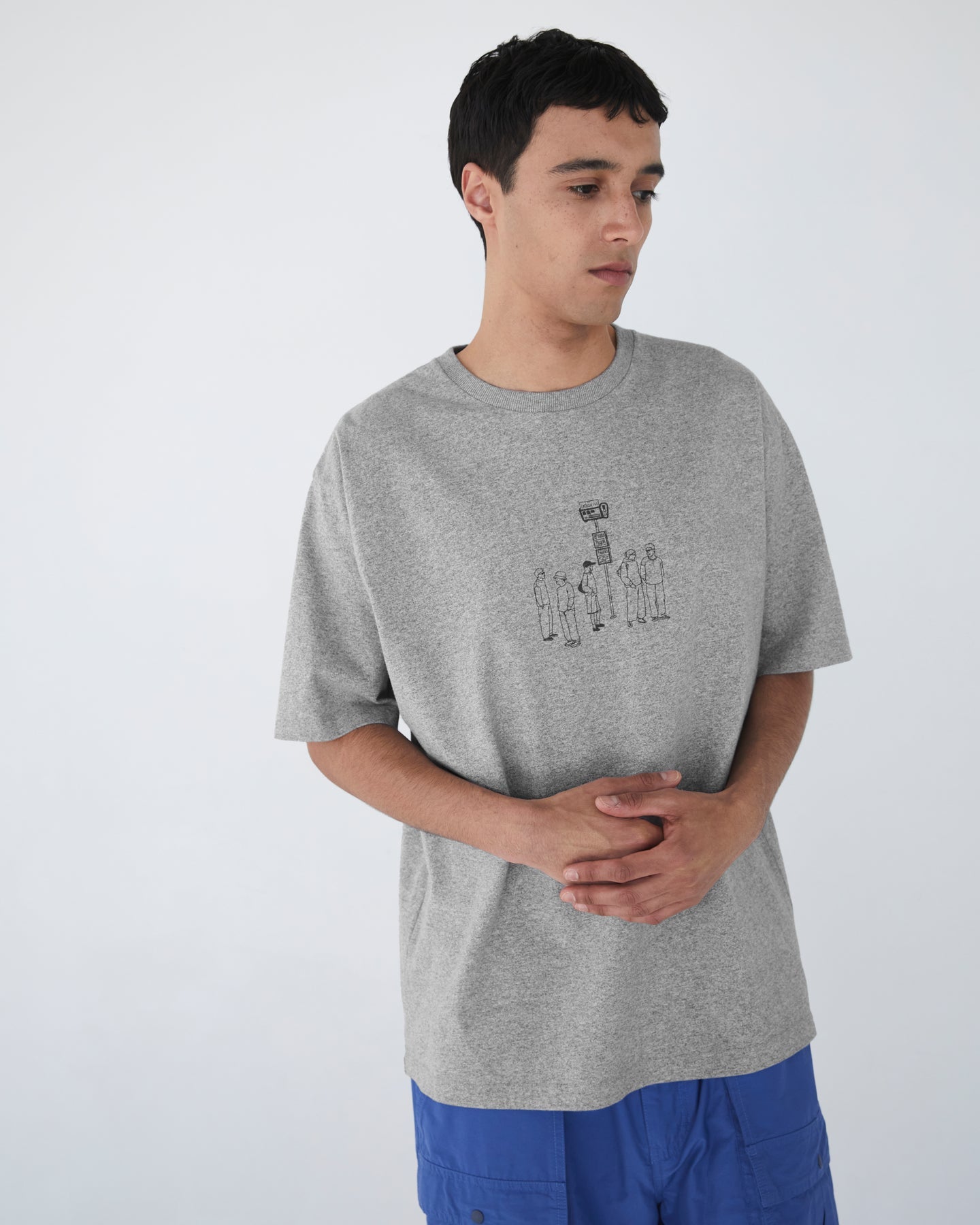 Khakis - T.W Paris S/S Tee (Grey) product image 4 | TRAB K-Fashion Australia