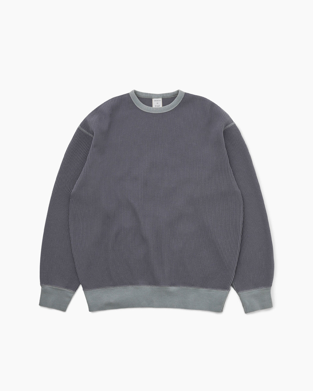Khakis - Waffle Crewneck (Faded Black) product image 1 | TRAB K-Fashion Australia