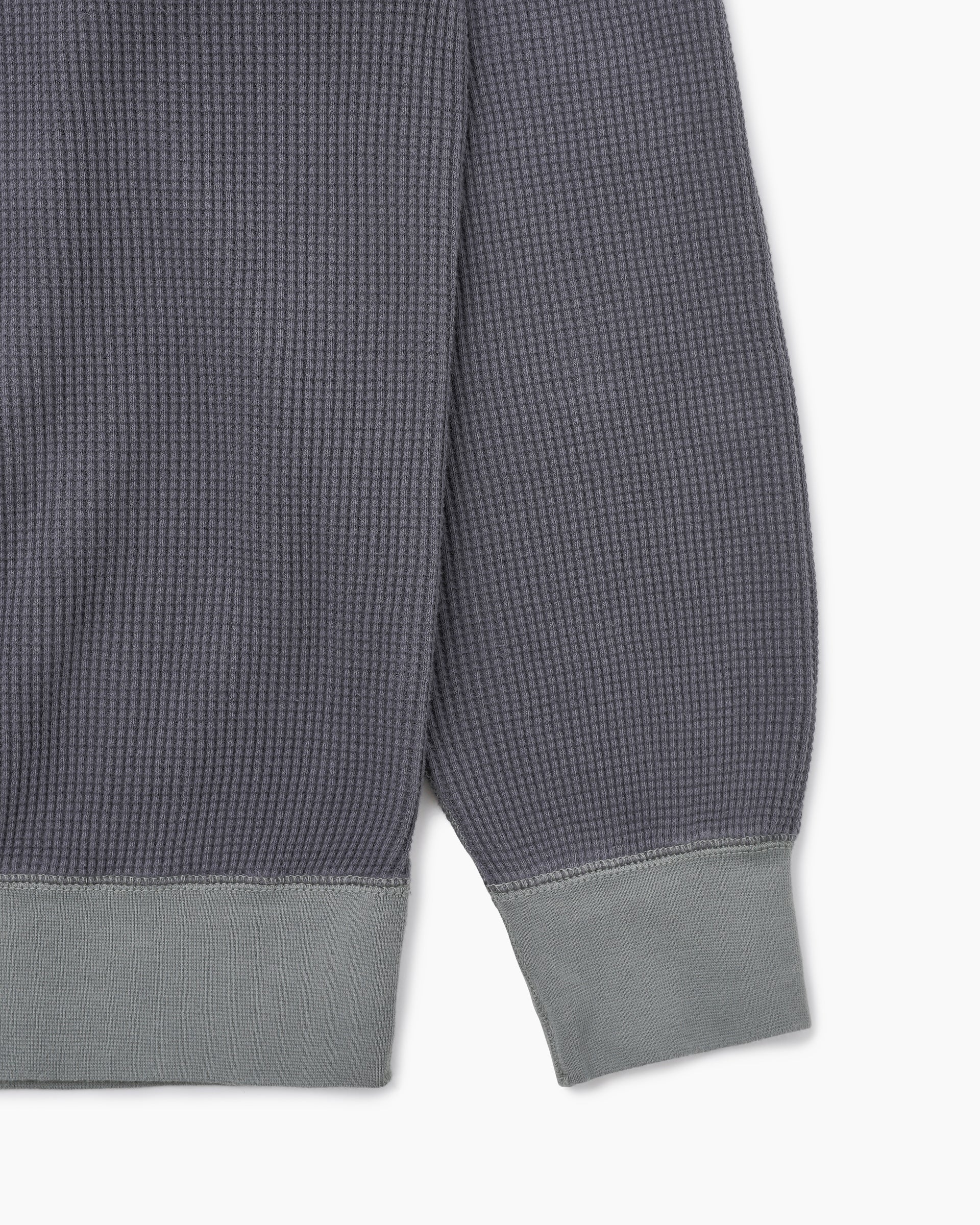 Khakis - Waffle Crewneck (Faded Black) product image 3 | TRAB K-Fashion Australia