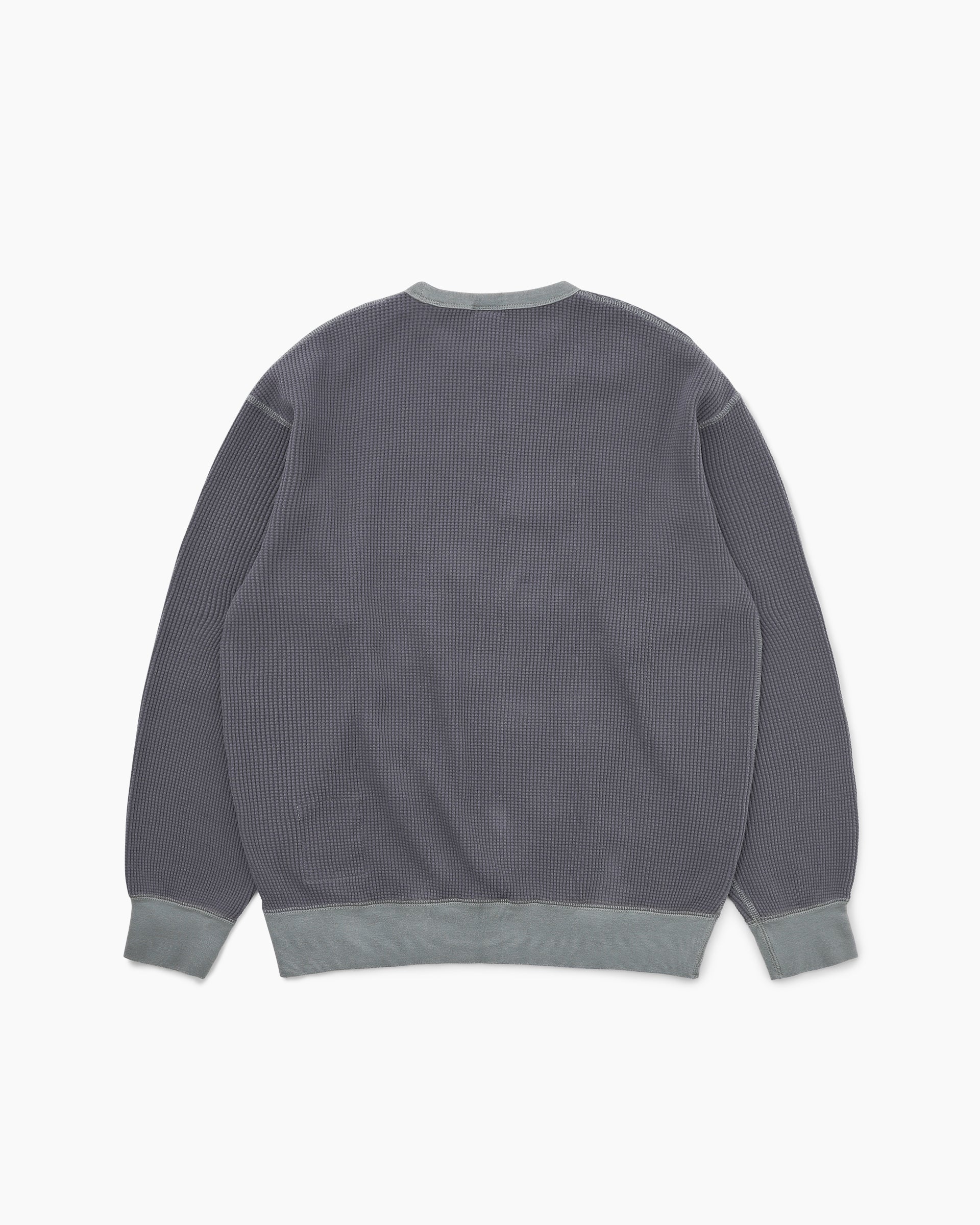 Khakis - Waffle Crewneck (Faded Black) product image 4 | TRAB K-Fashion Australia