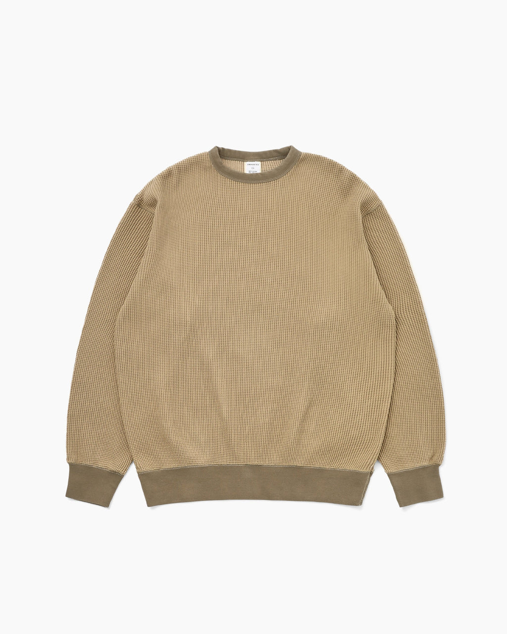 Khakis - Waffle Crewneck (Tan) product image 1 | TRAB K-Fashion Australia