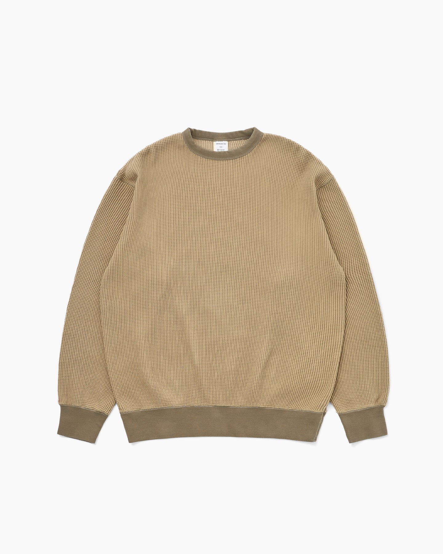Khakis - Waffle Crewneck (Tan) product image 1 | TRAB K-Fashion Australia