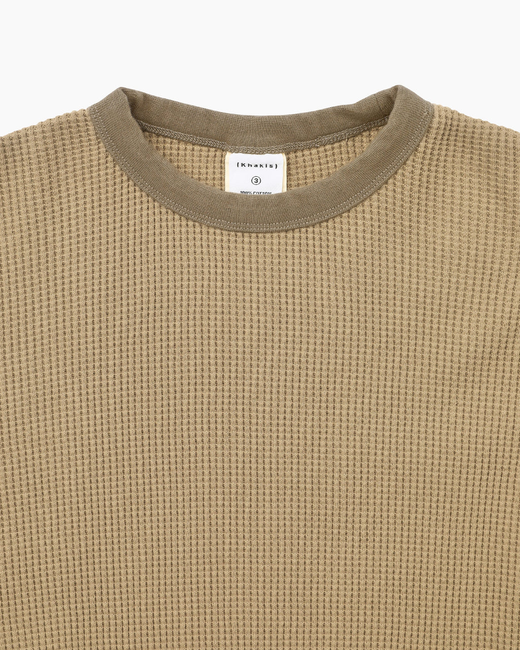 Khakis - Waffle Crewneck (Tan) product image 2 | TRAB K-Fashion Australia