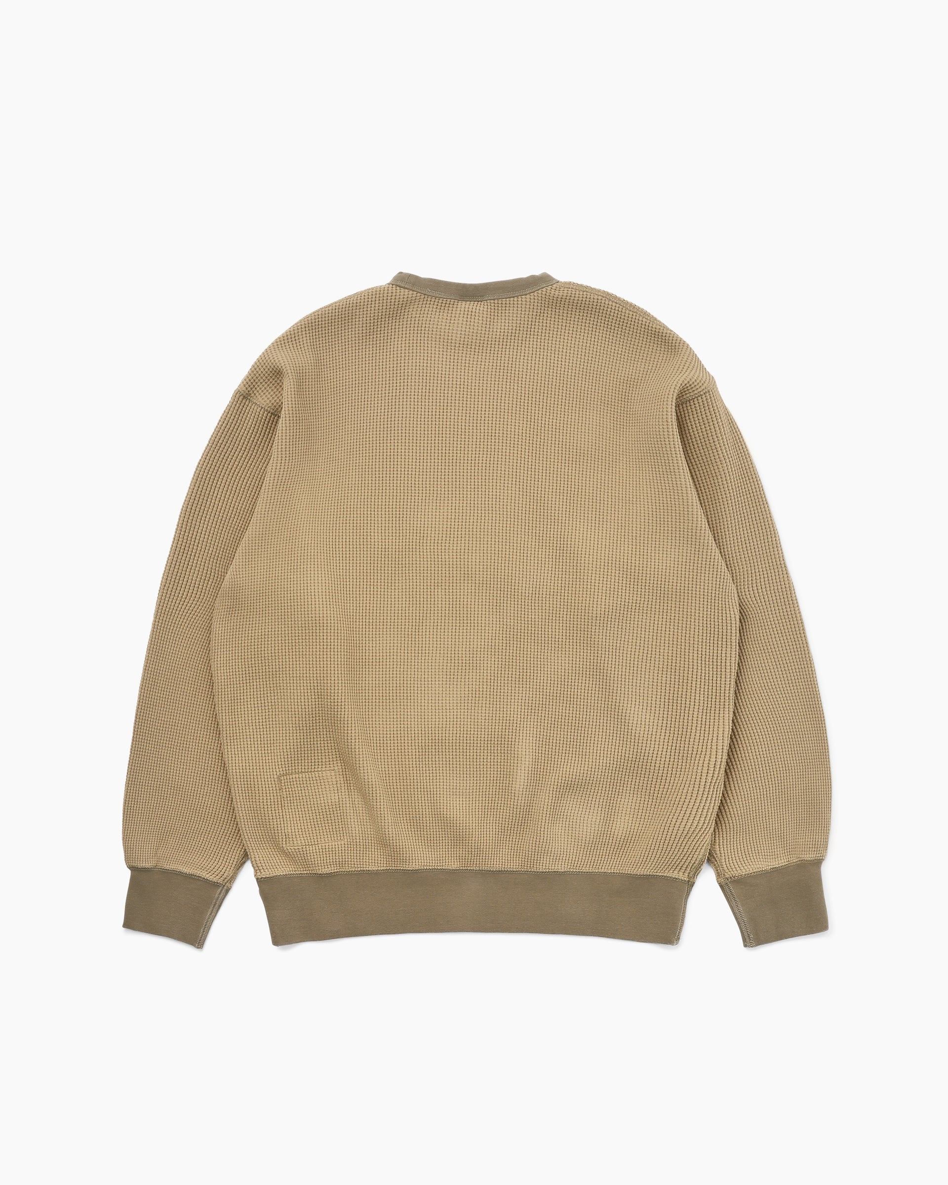 Khakis - Waffle Crewneck (Tan) product image 4 | TRAB K-Fashion Australia