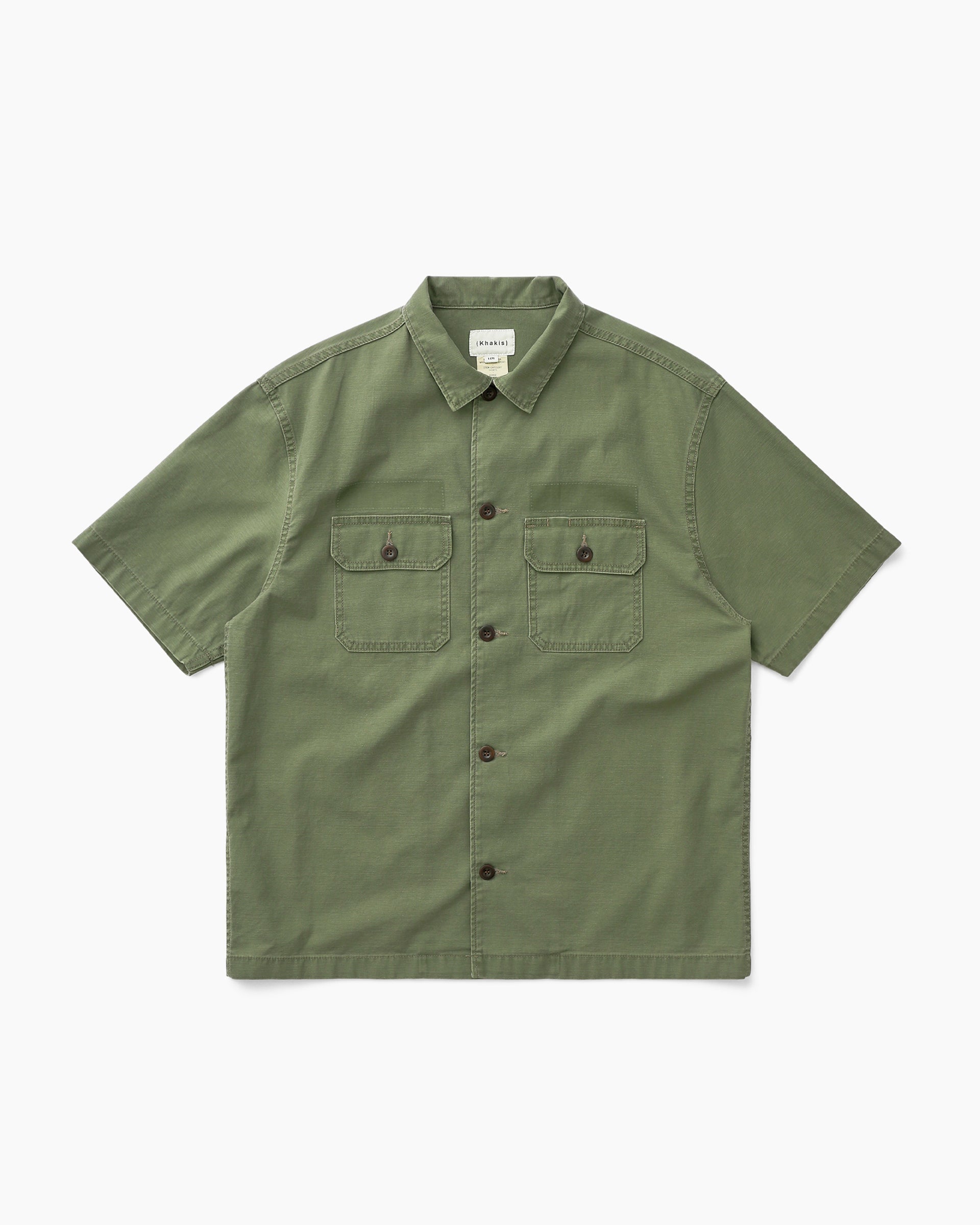 Khakis - Washed Field Shirt (Army Green) product image 1 | TRAB K-Fashion Australia