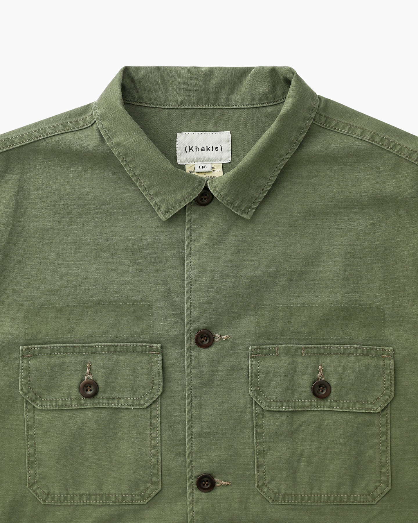 Khakis - Washed Field Shirt Army (Green) product image 2 | TRAB K-Fashion Australia