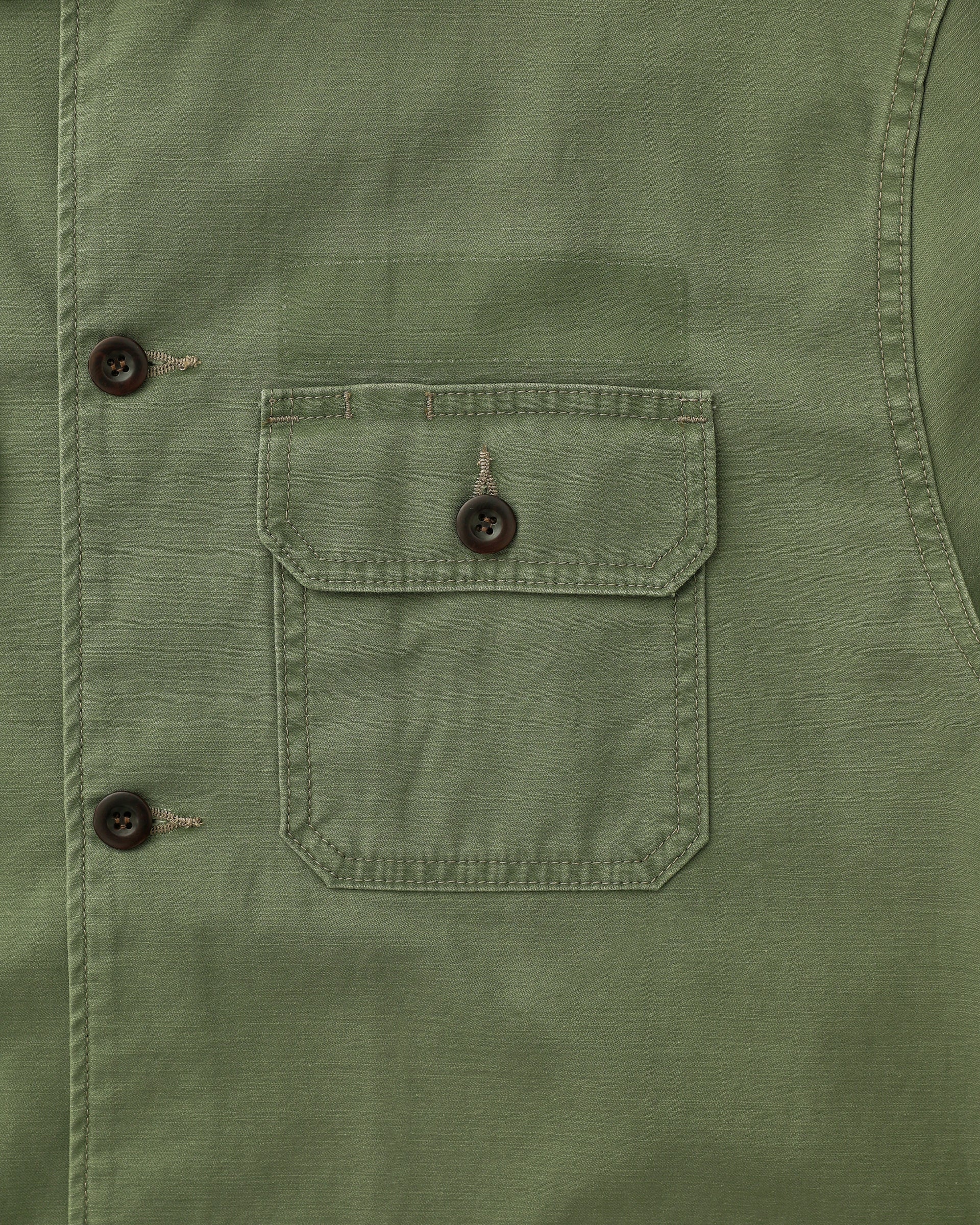 Khakis - Washed Field Shirt (Army Green) product image 3 | TRAB K-Fashion Australia